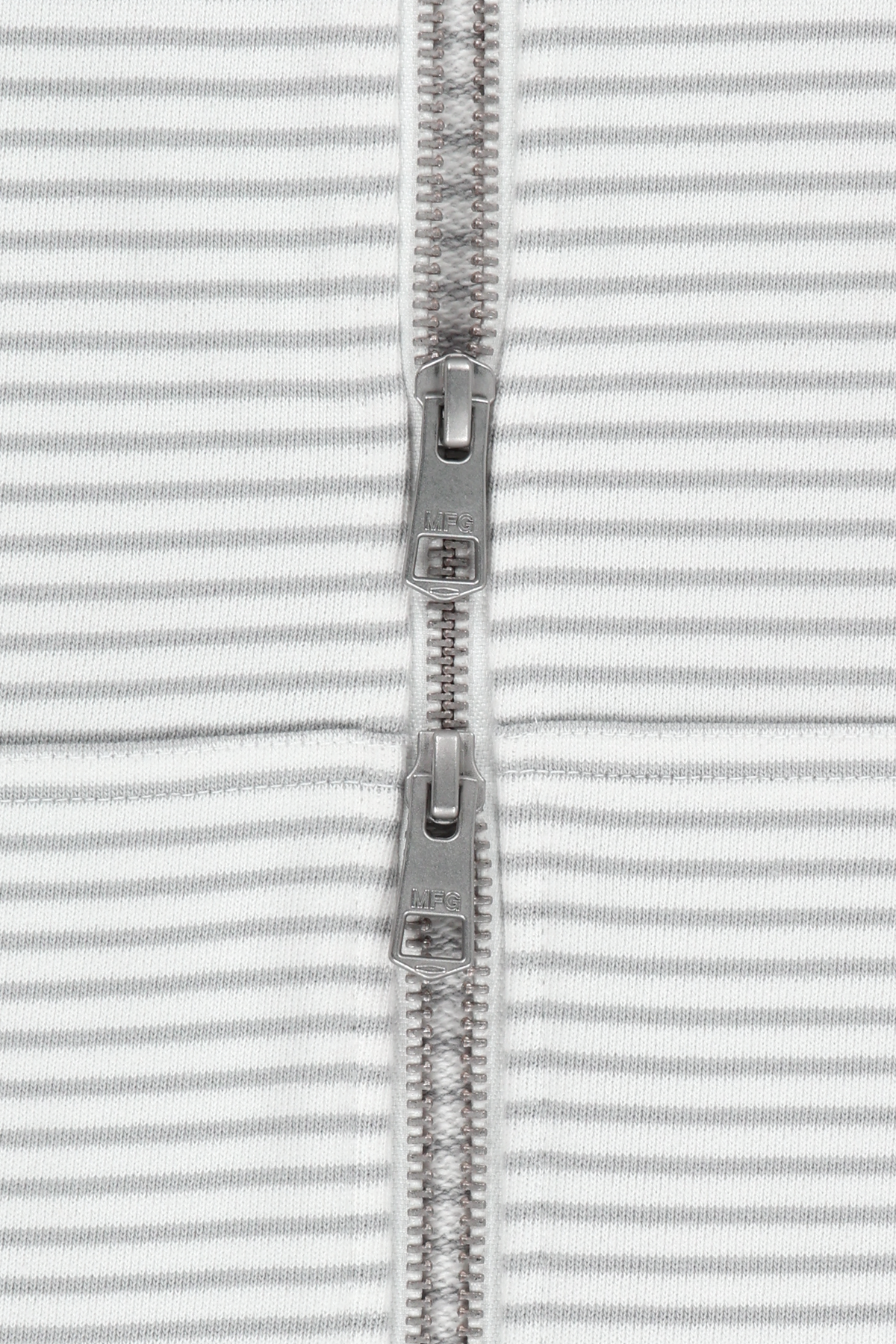 SMALL CLASSIC LOGO STRIPE OVERSIZED HOODIE ZIPUP