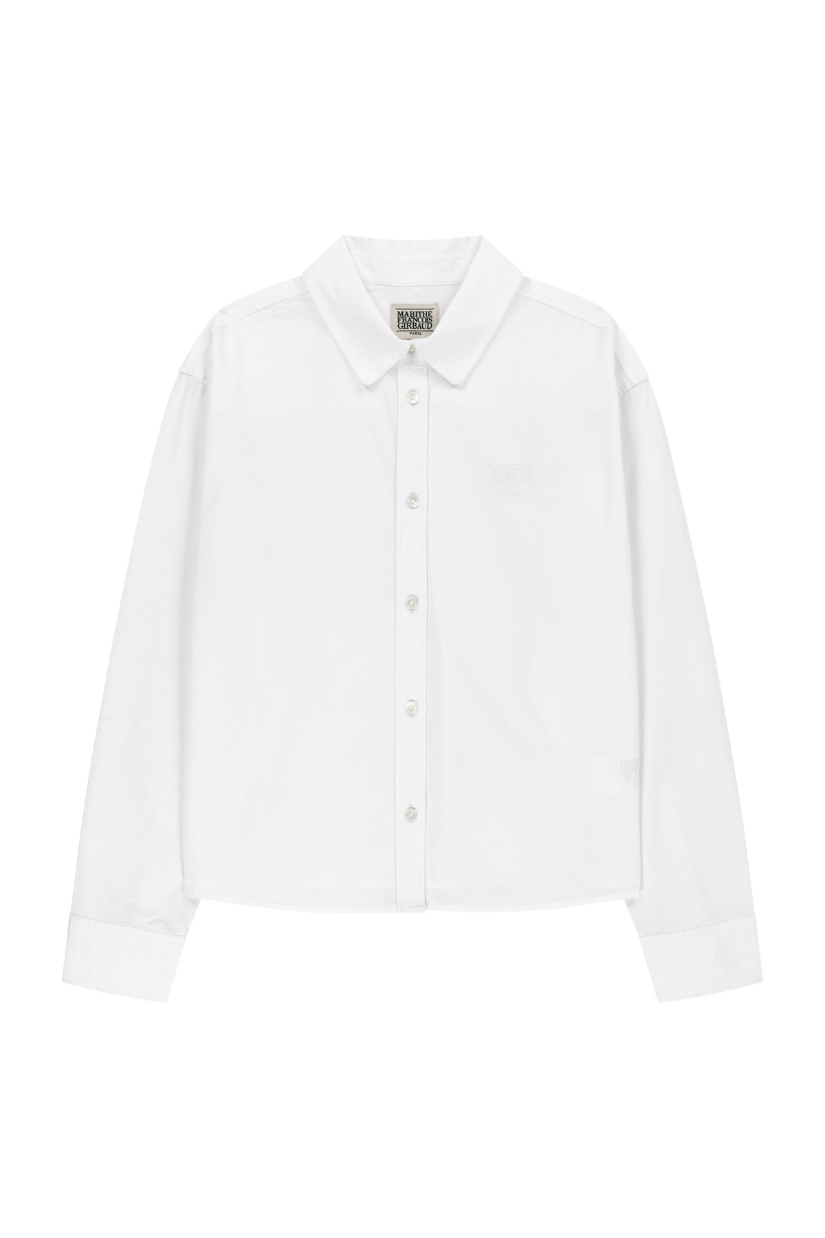 W MICRO CLASSIC LOGO COTTON SHIRT