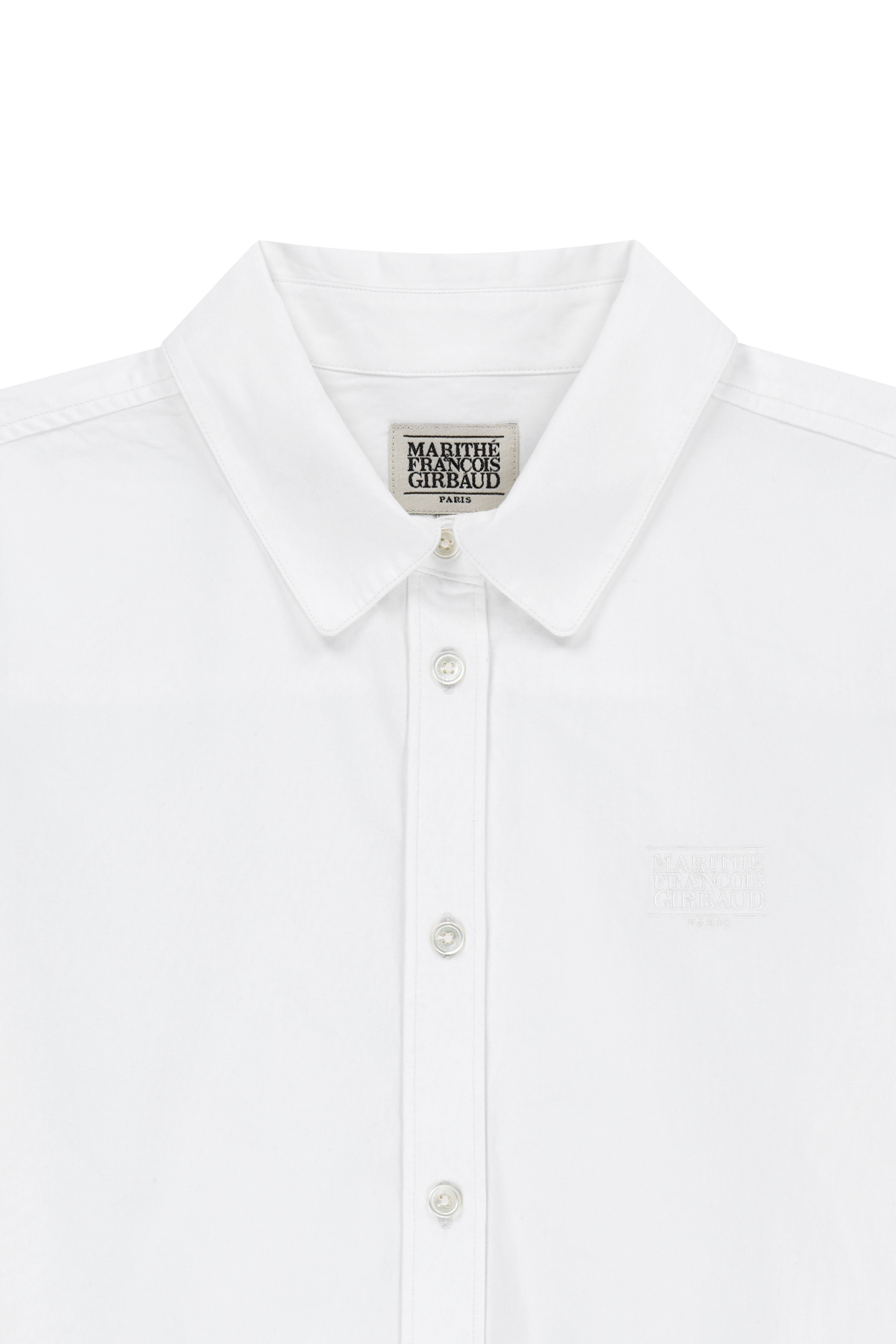 W MICRO CLASSIC LOGO COTTON SHIRT
