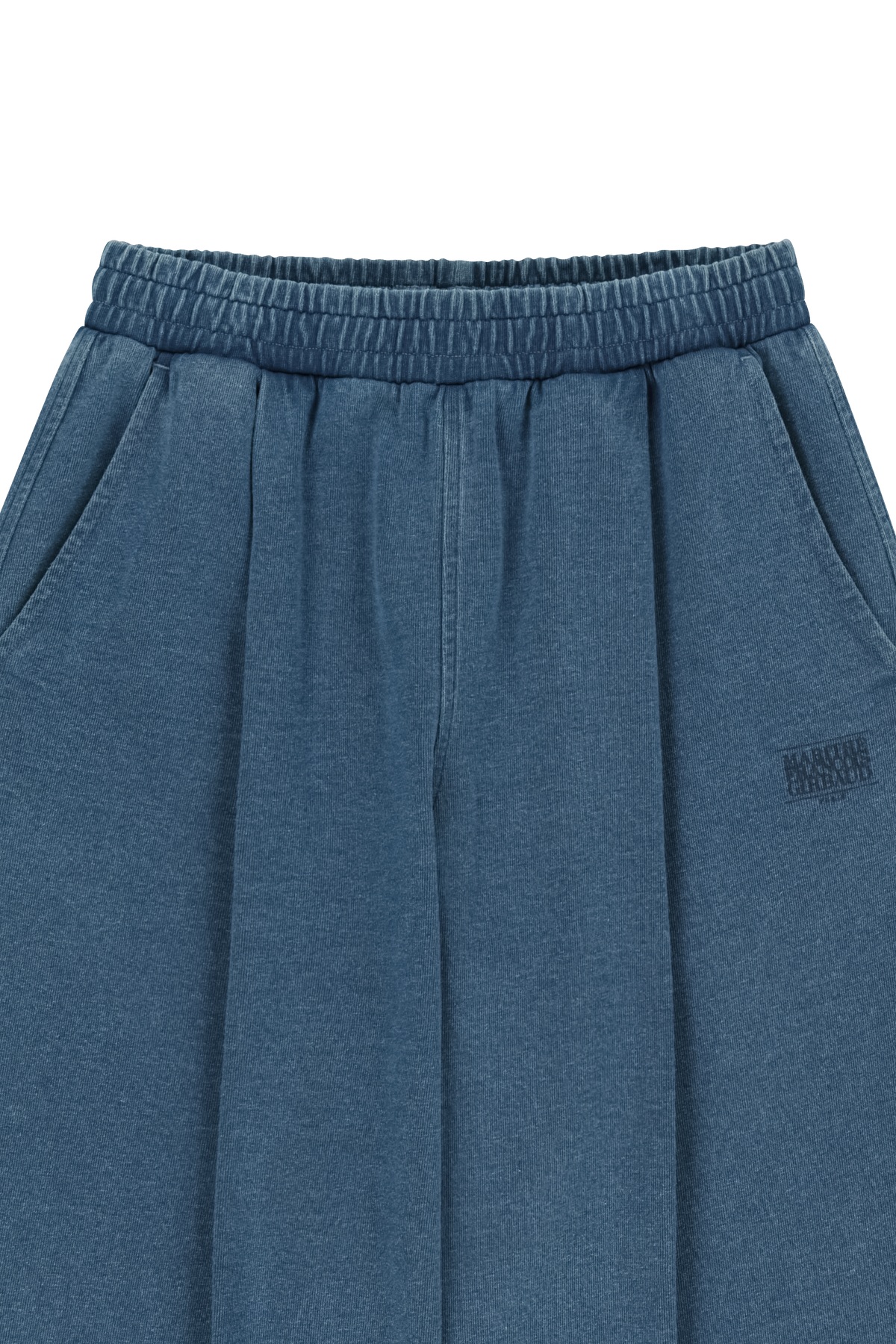 CRACK CLASSIC LOGO DYEING ONE TUCK WIDE SWEAT PANTS