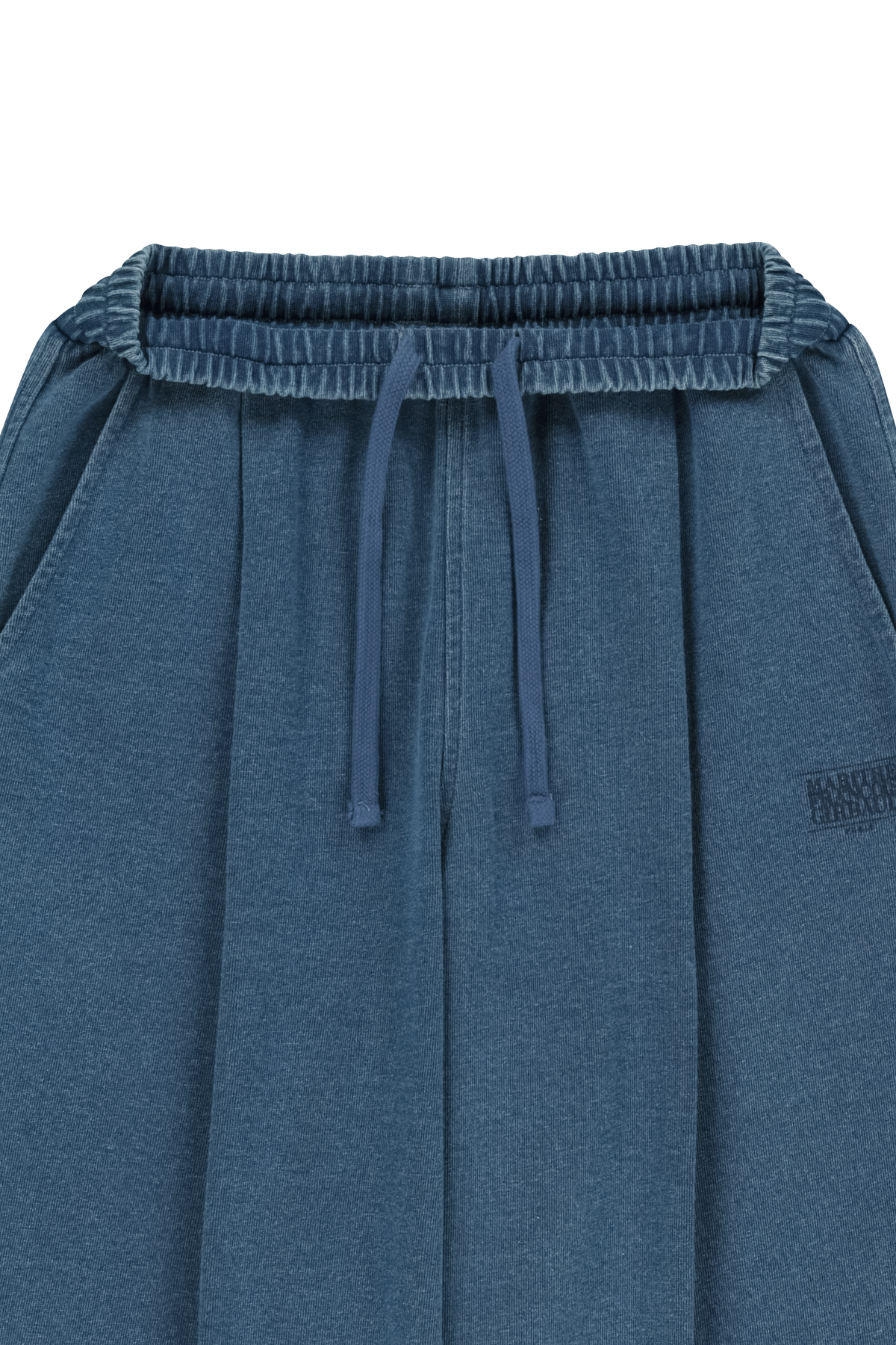 CRACK CLASSIC LOGO DYEING ONE TUCK WIDE SWEAT PANTS