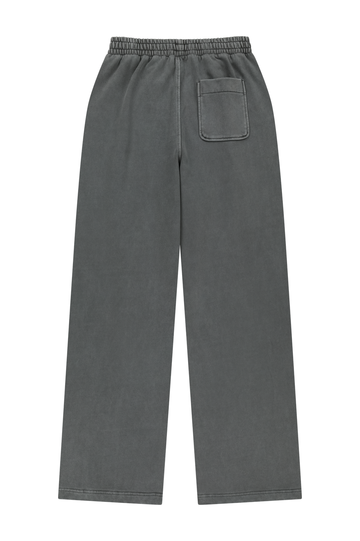 CRACK CLASSIC LOGO DYEING ONE TUCK WIDE SWEAT PANTS