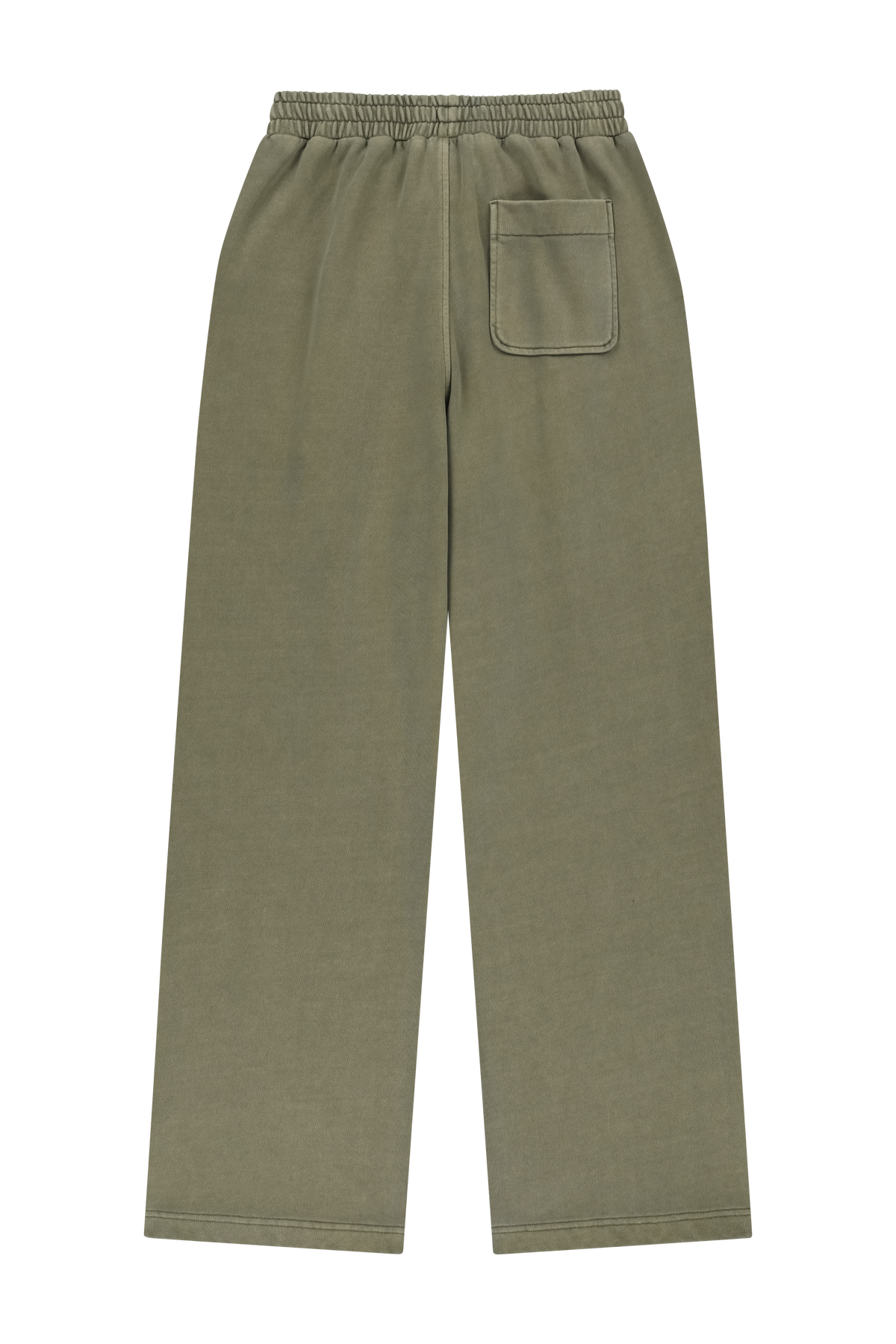 CRACK CLASSIC LOGO DYEING ONE TUCK WIDE SWEAT PANTS