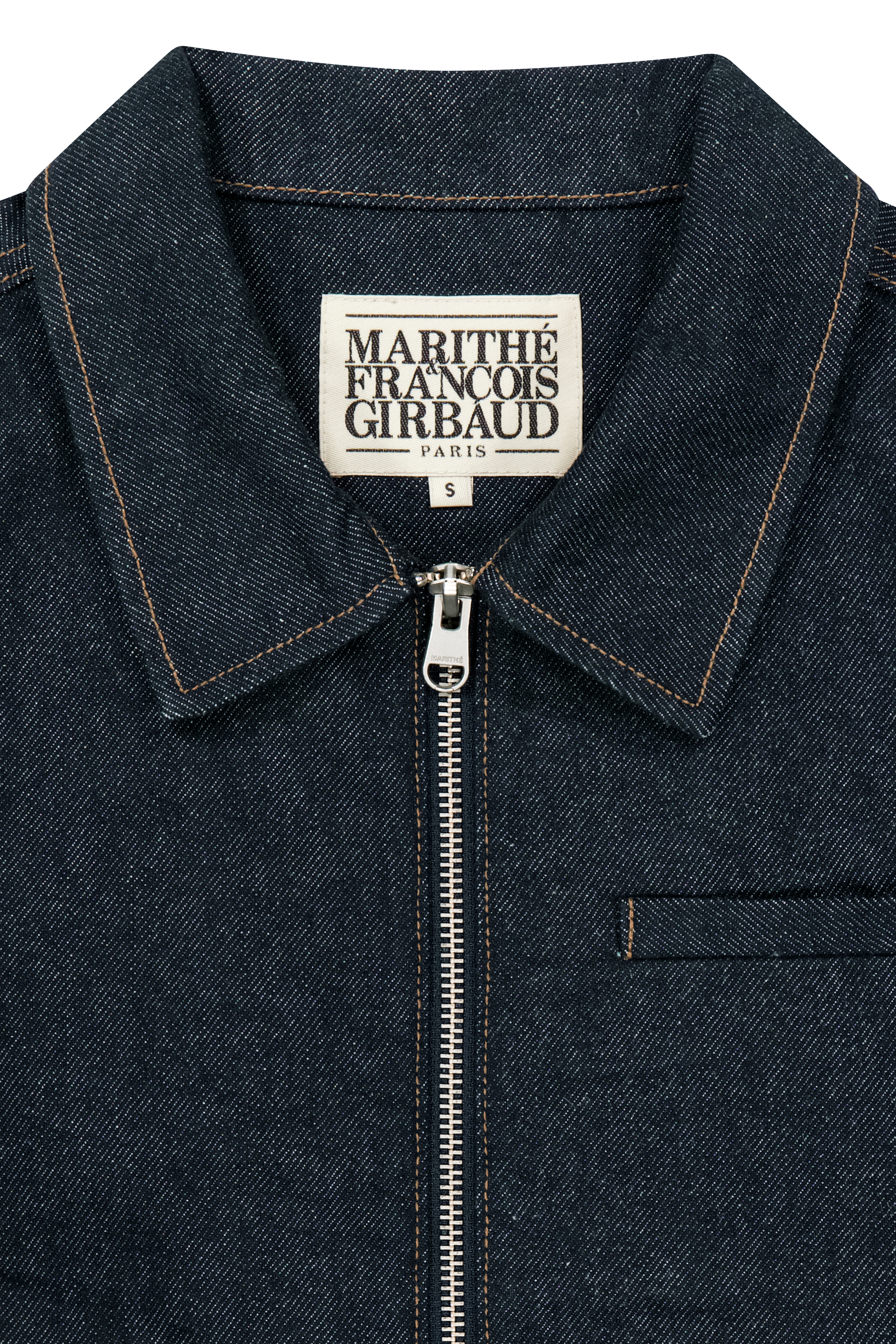 W CROP DENIM BLOUSON JACKET