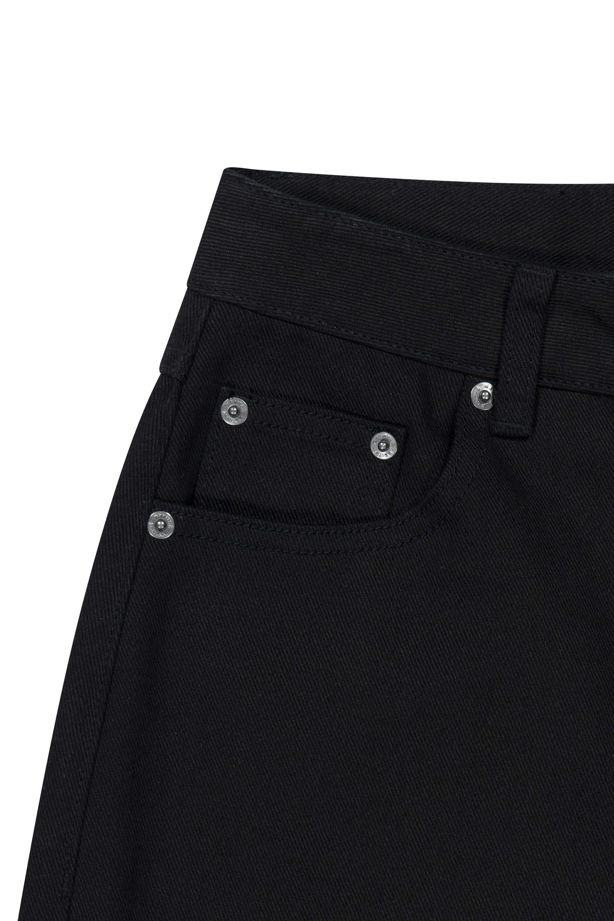 W CURVED DENIM PANTS