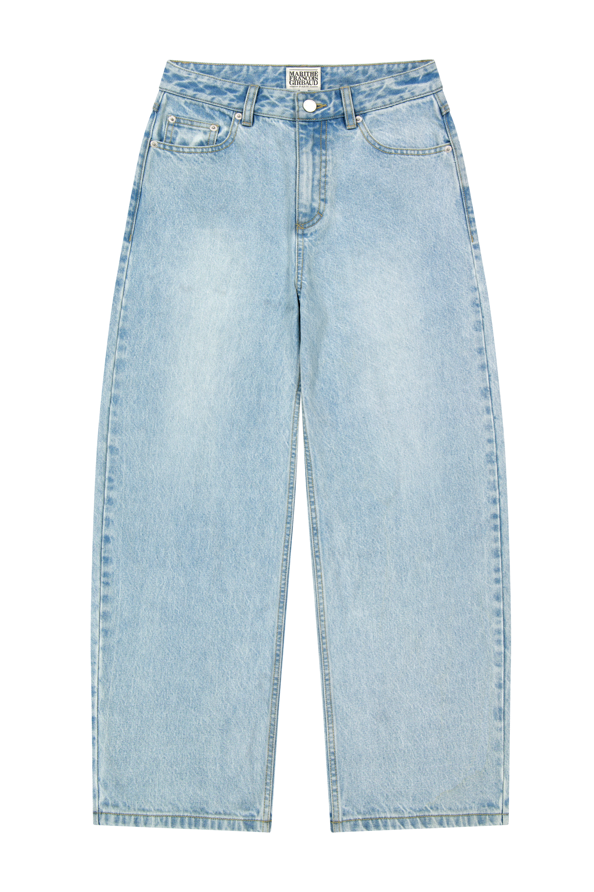 W CURVED DENIM PANTS