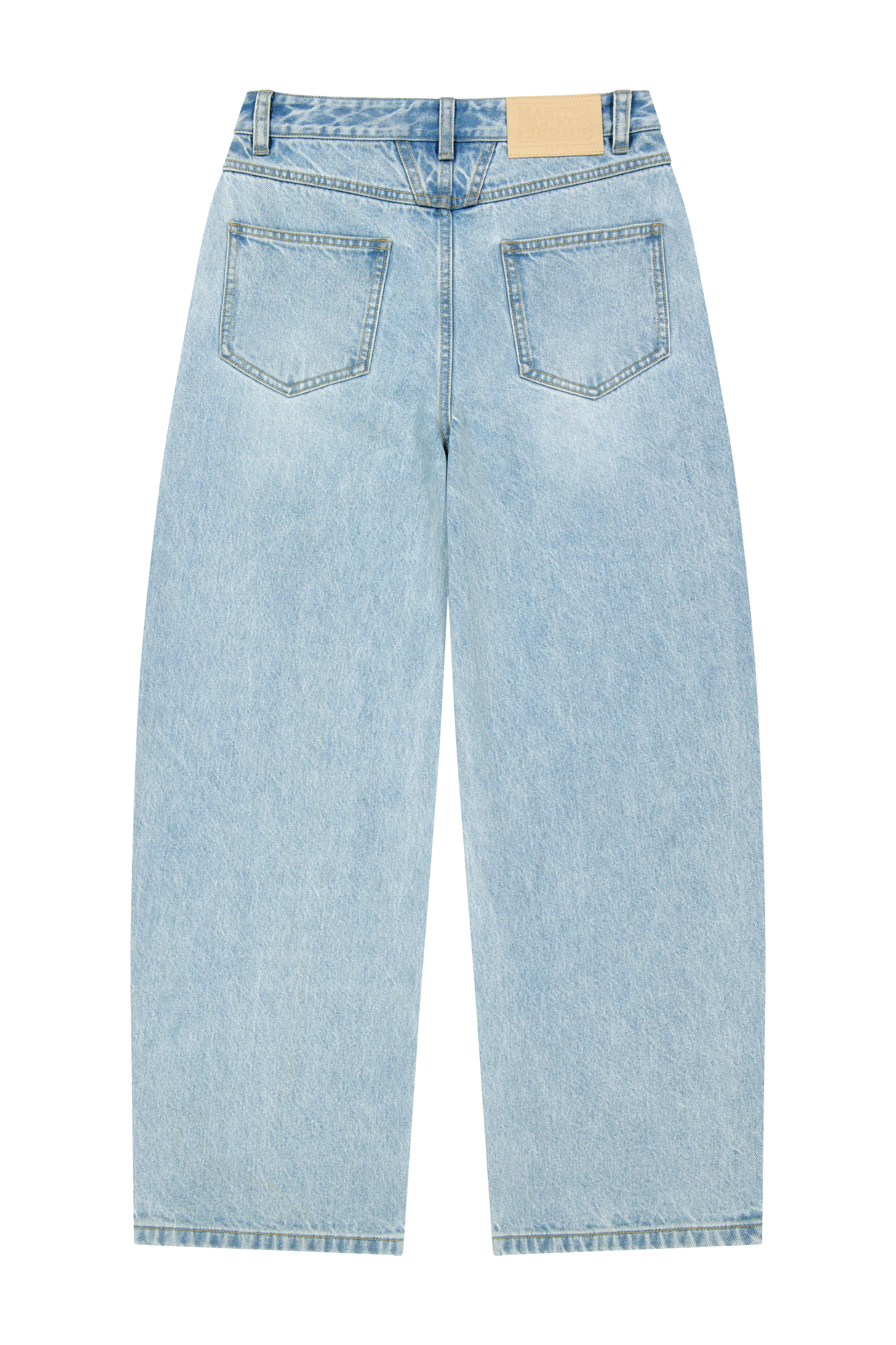 W CURVED DENIM PANTS