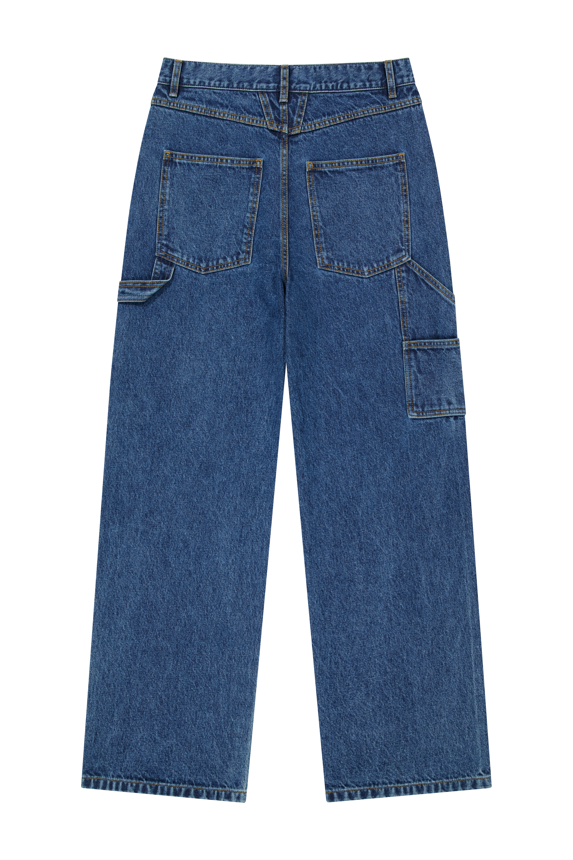 M DOUBLE KNEE DENIM PANTS