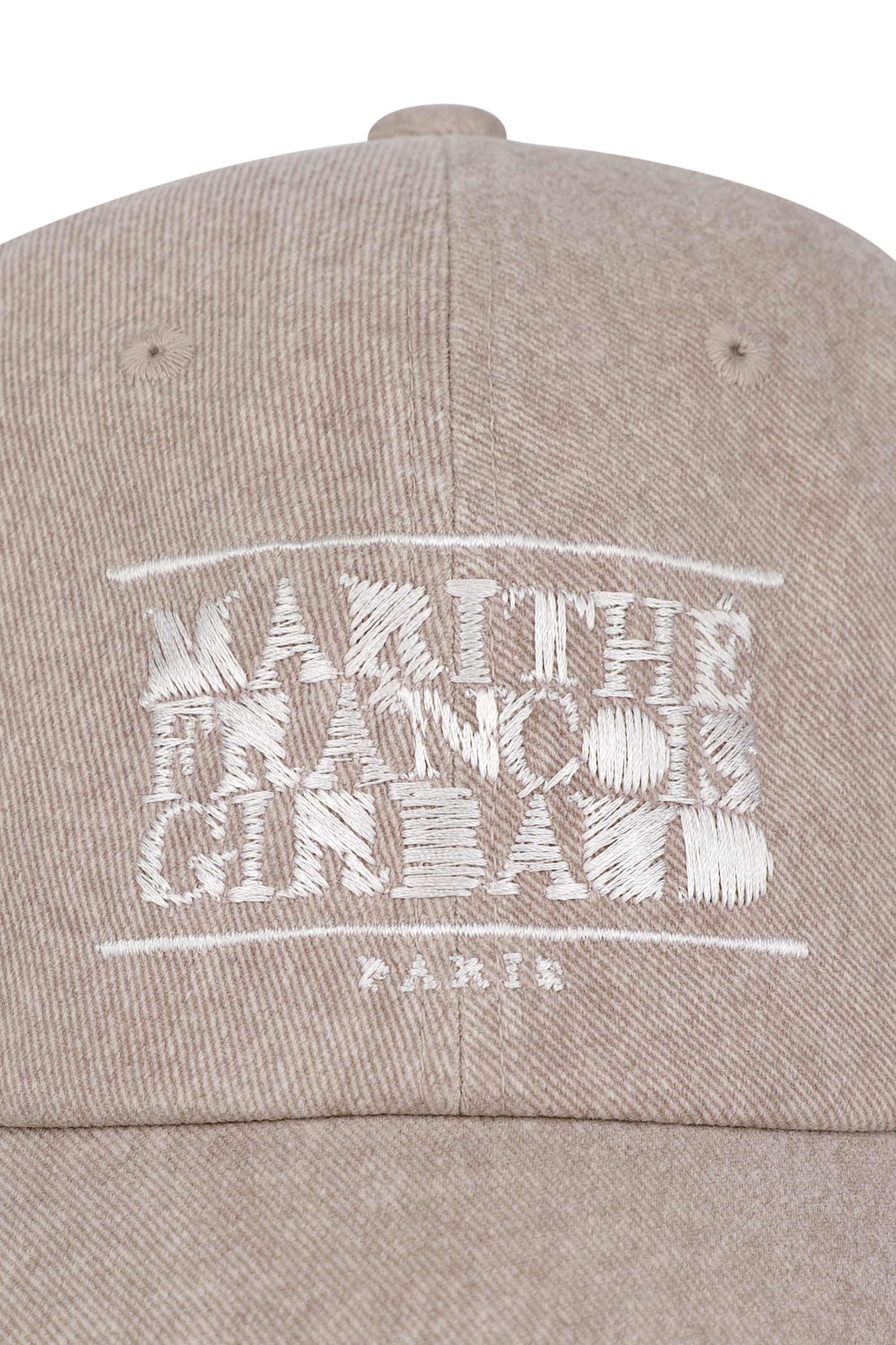 DRAWING CLASSIC LOGO DAMAGED COVERED CAP