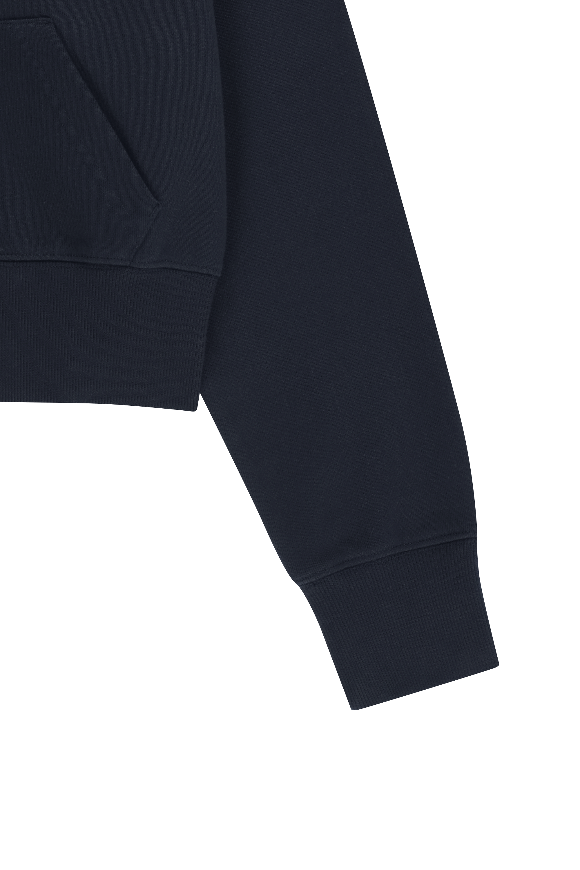 W BACK CLASSIC LOGO CROP HOODIE ZIPUP