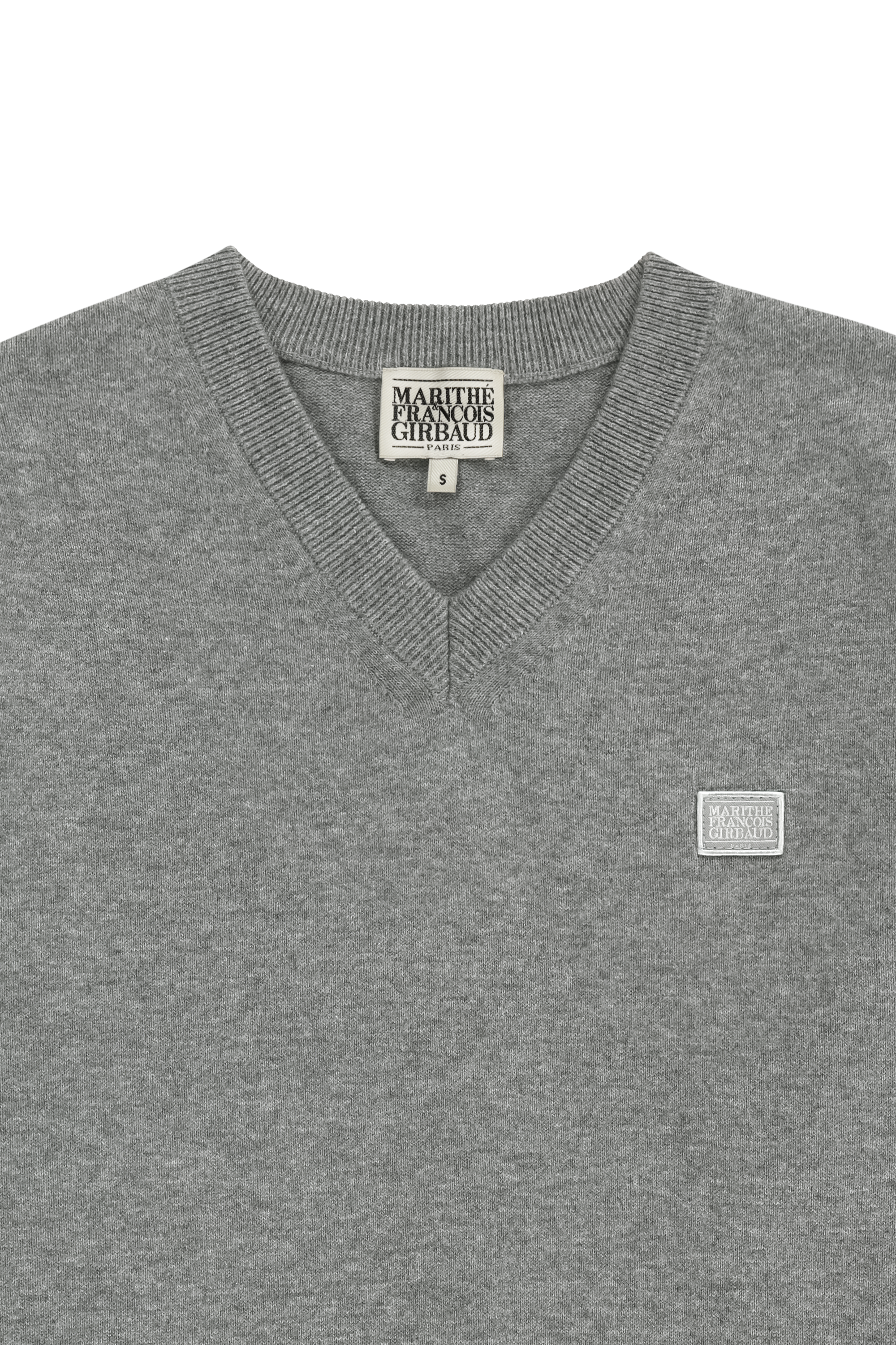 V-NECK WAPPEN KNIT PULLOVER