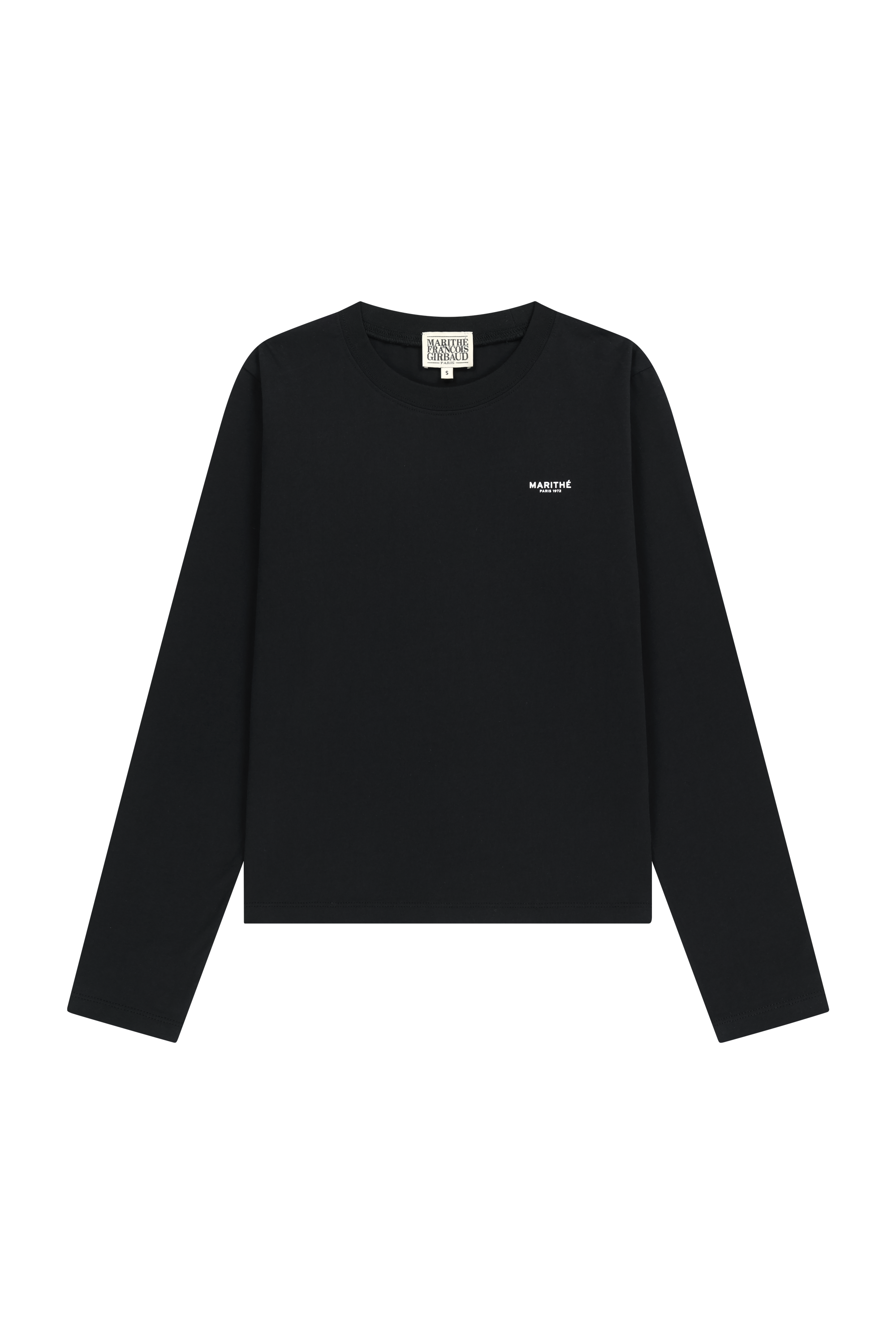 W REGULAR LOGO SLIM LONG SLEEVE TEE