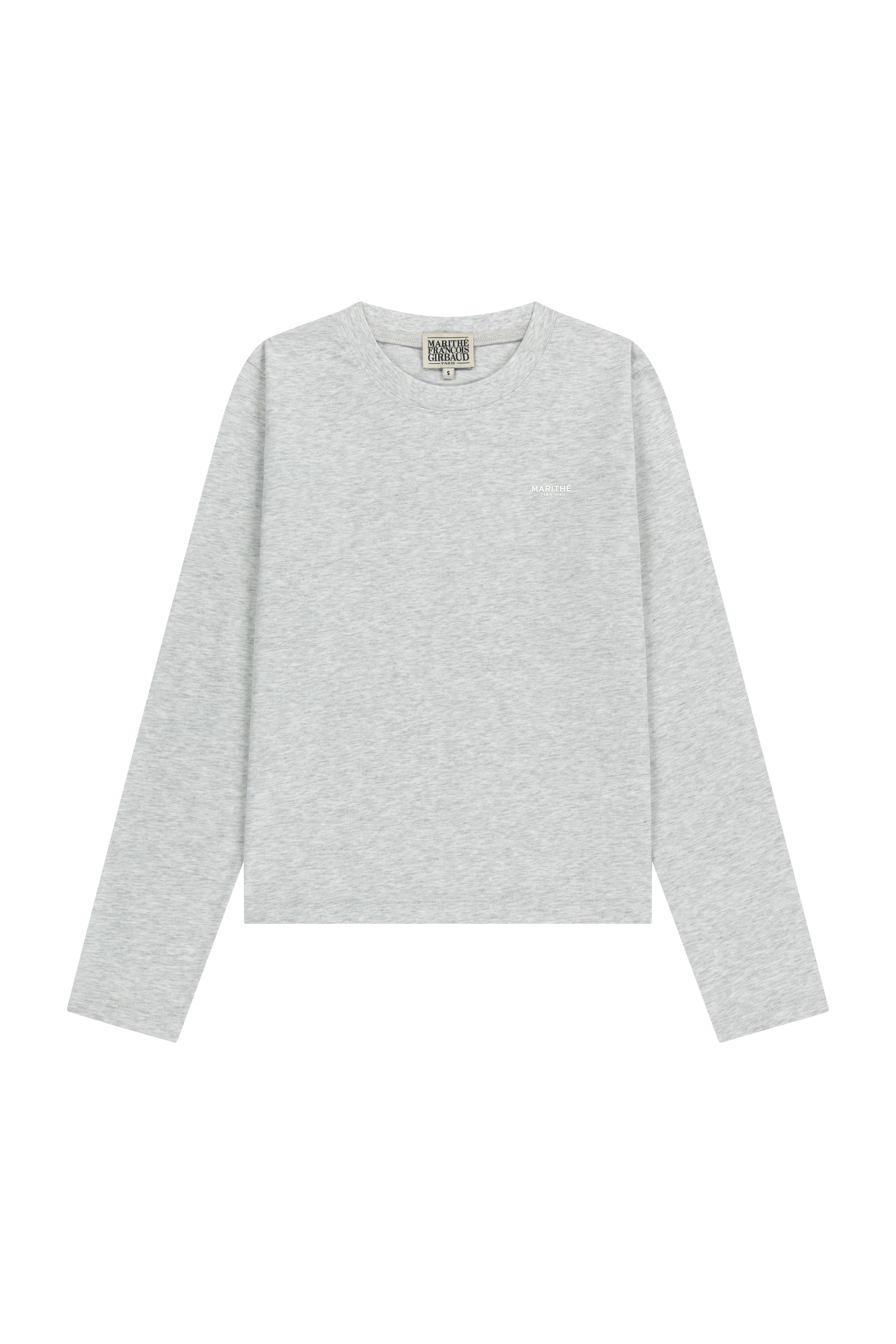 W REGULAR LOGO SLIM LONG SLEEVE TEE
