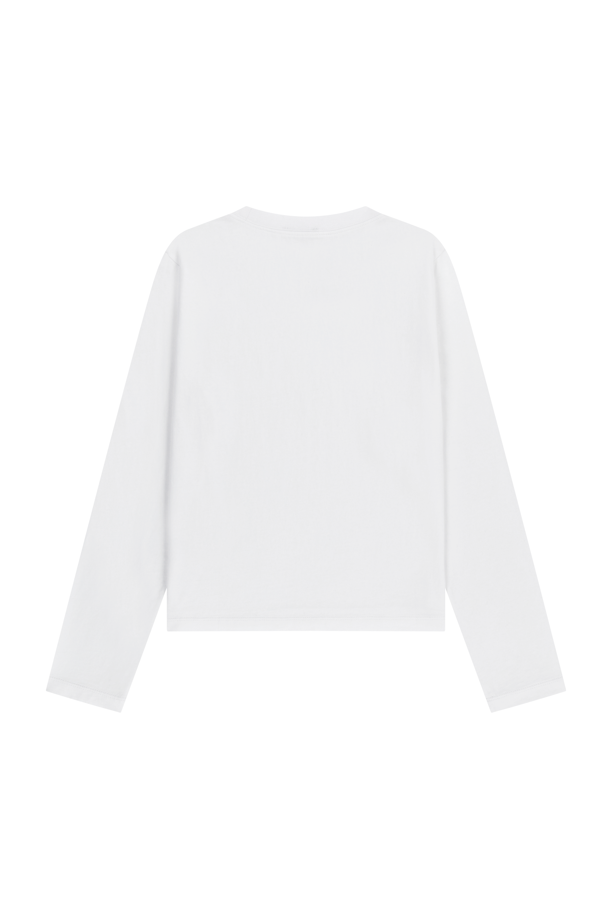 W REGULAR LOGO SLIM LONG SLEEVE TEE