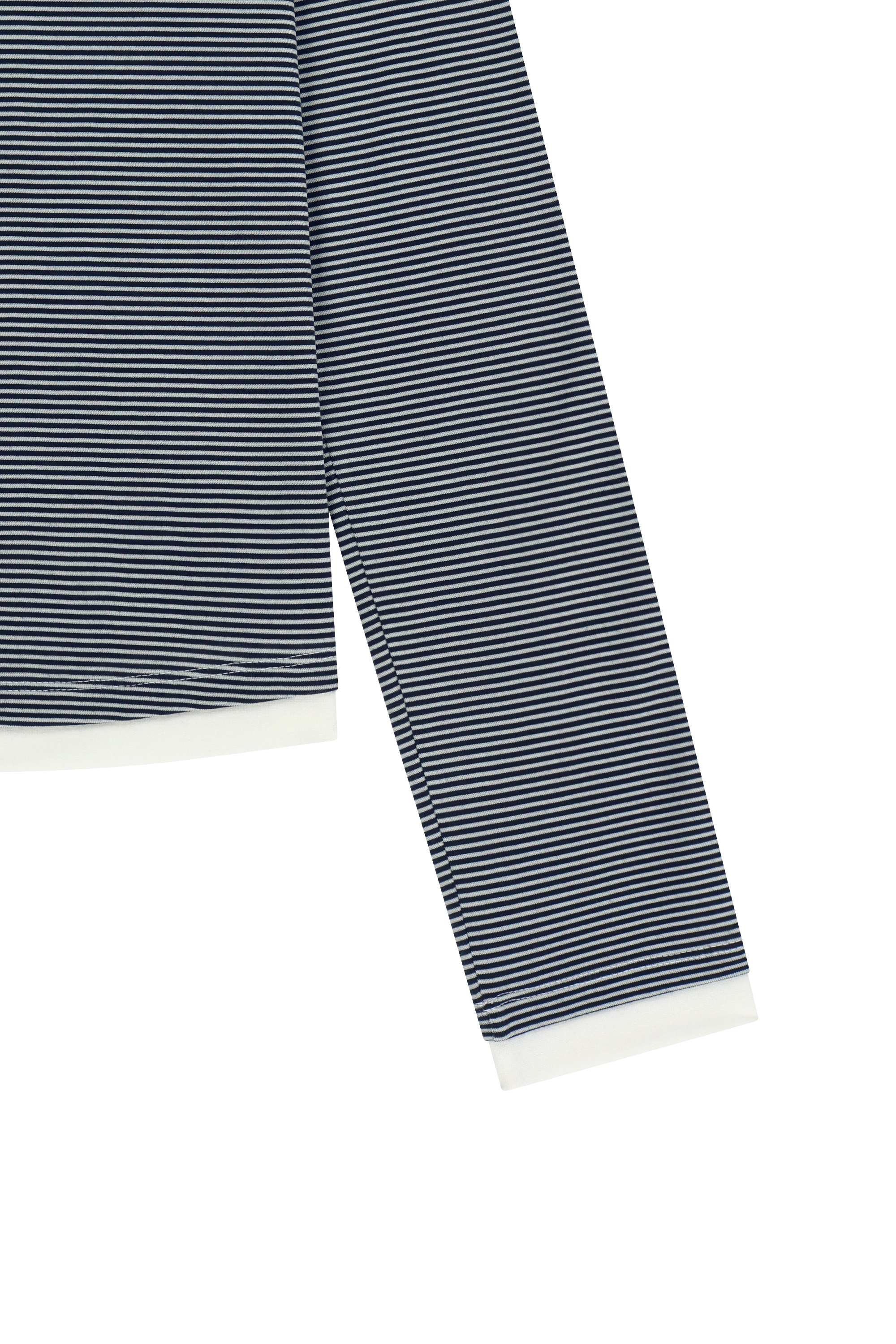 W RINGER STRIPE LONG SLEEVE TEE