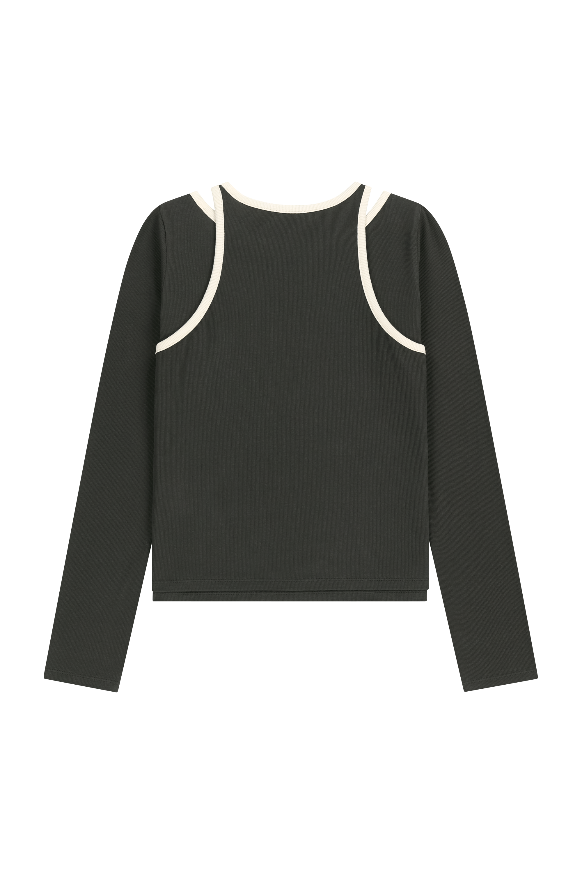 W SLEEVELESS LAYERED LONG SLEEVE TEE
