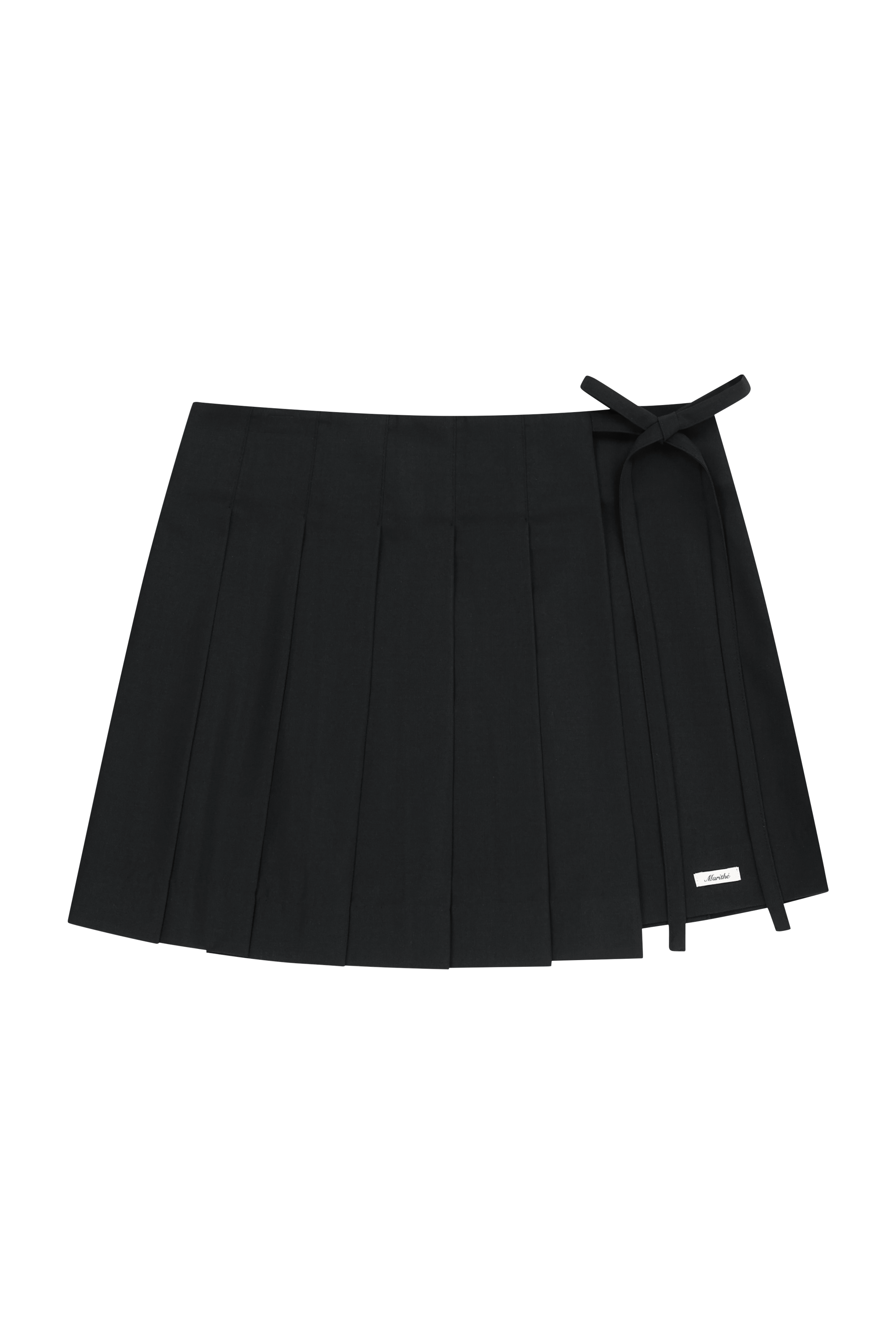 W LAYERED PLEATS SKIRT PANTS