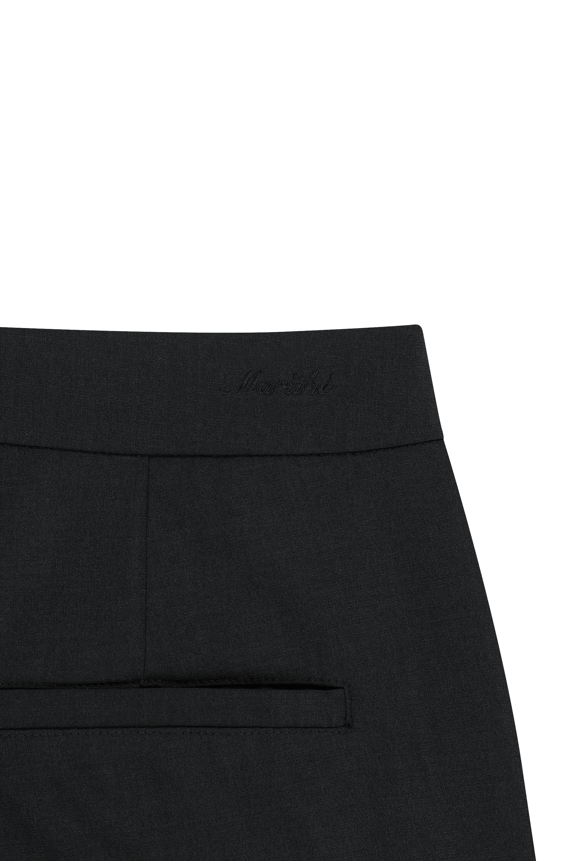 W LAYERED PLEATS SKIRT PANTS