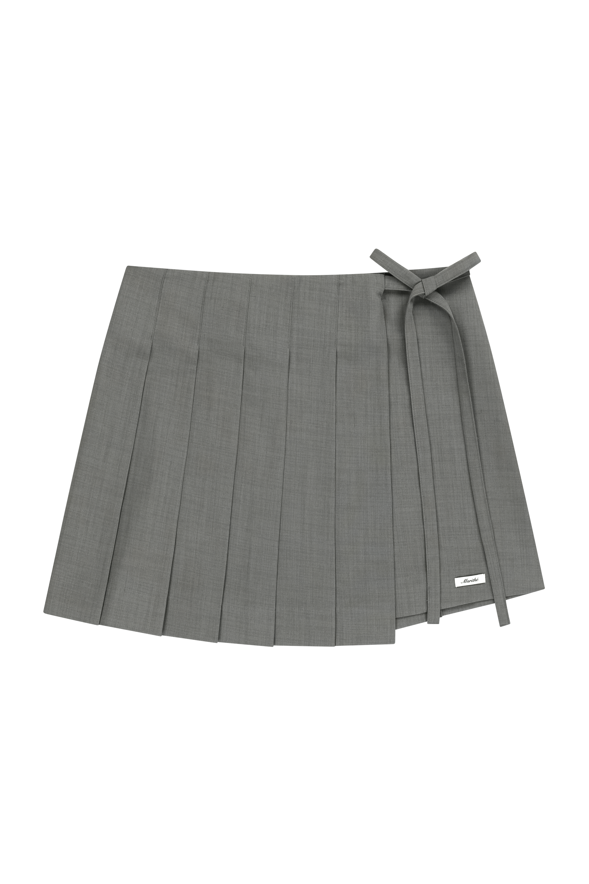 W LAYERED PLEATS SKIRT PANTS