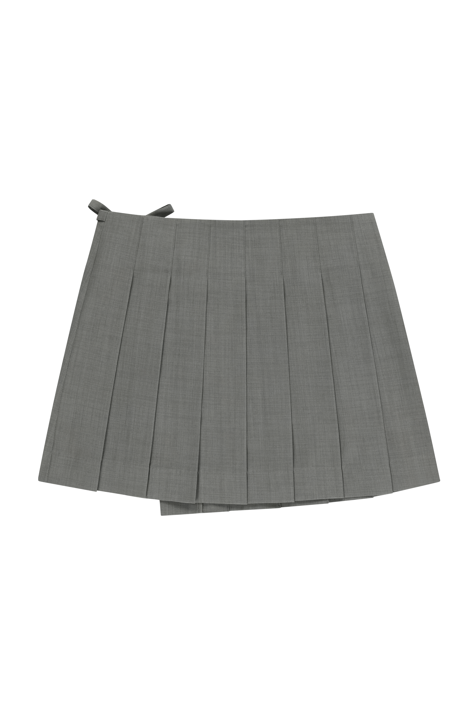 W LAYERED PLEATS SKIRT PANTS