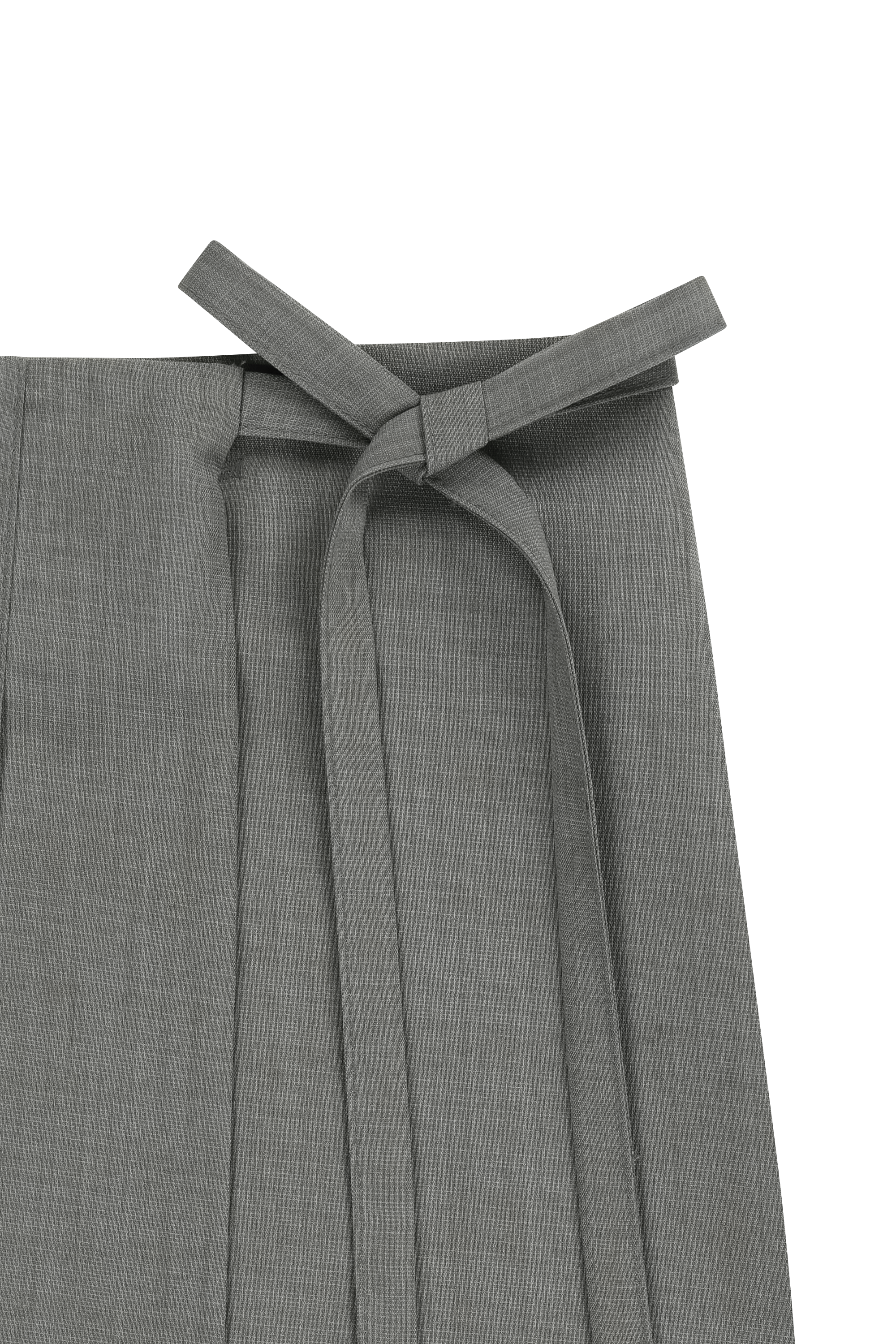 W LAYERED PLEATS SKIRT PANTS
