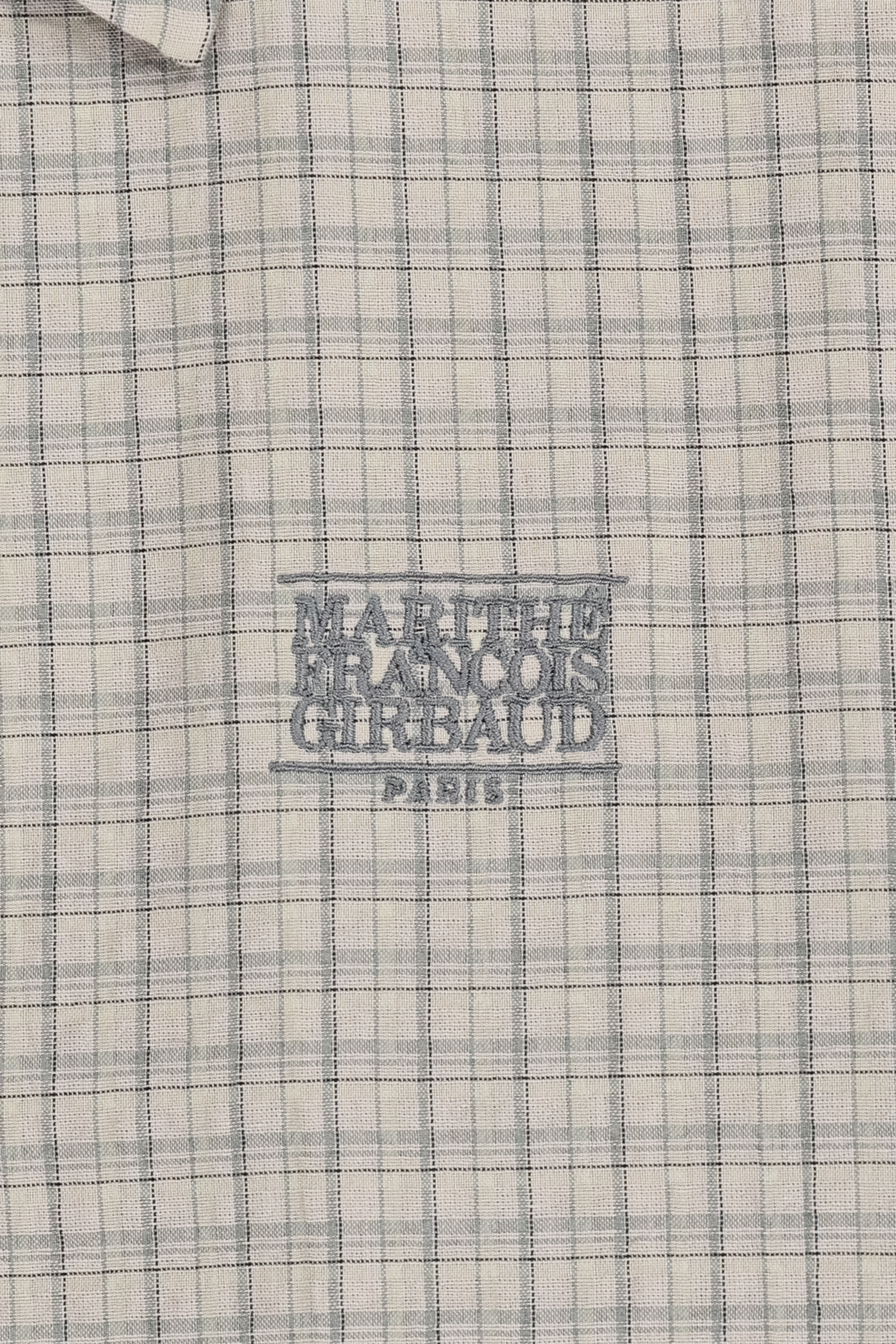 W PATTERN SHEER SHIRT