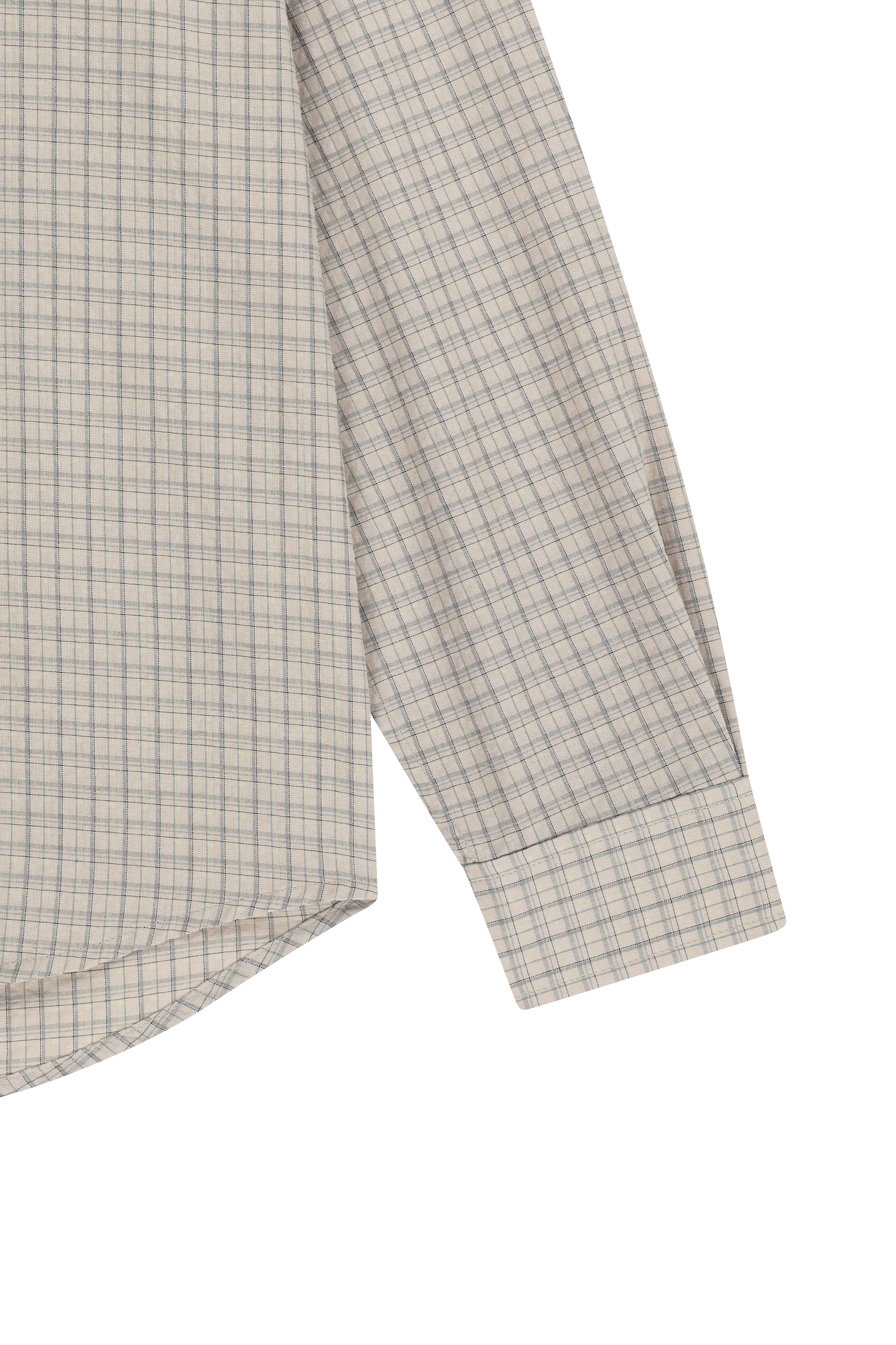 W PATTERN SHEER SHIRT