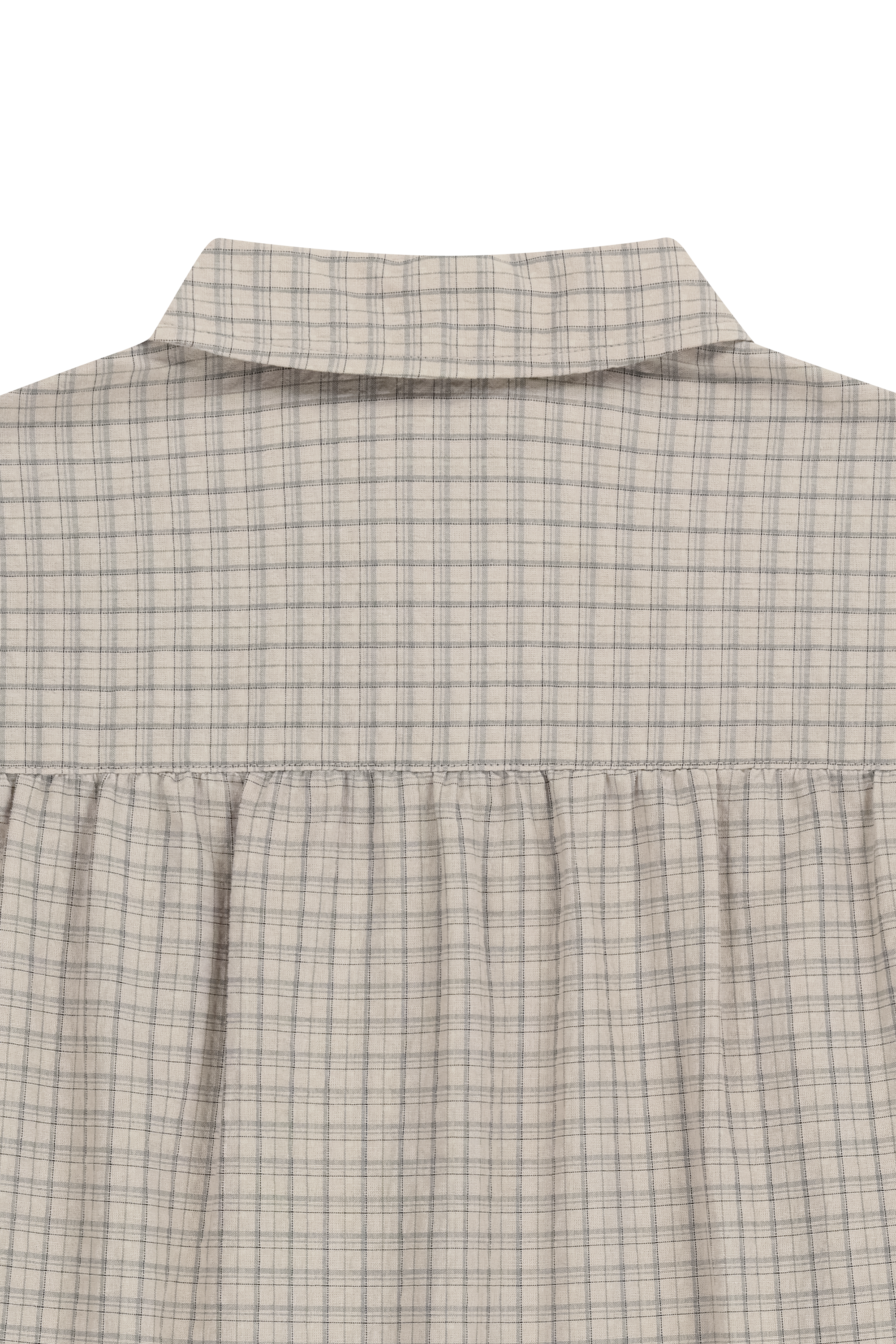 W PATTERN SHEER SHIRT
