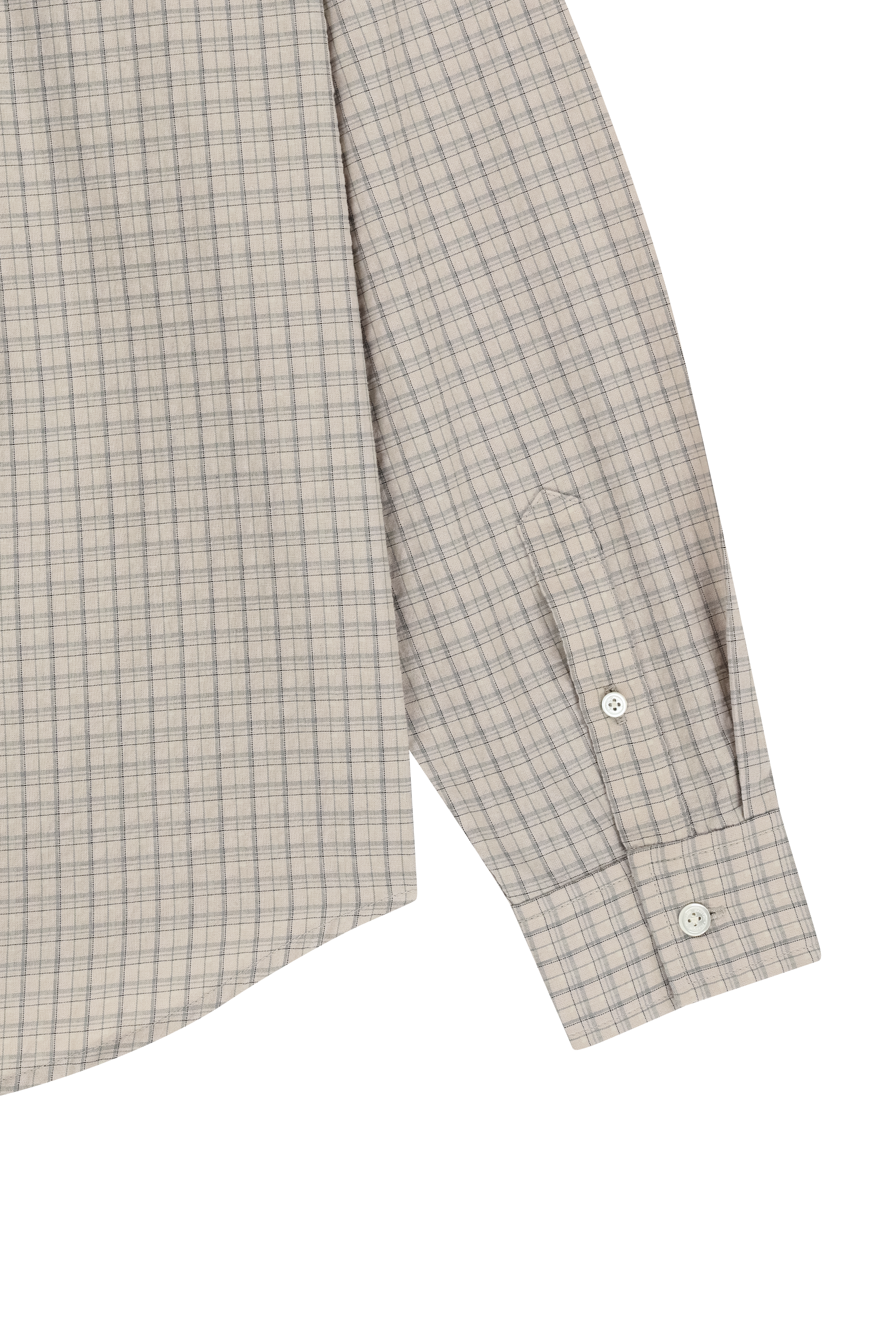 W PATTERN SHEER SHIRT