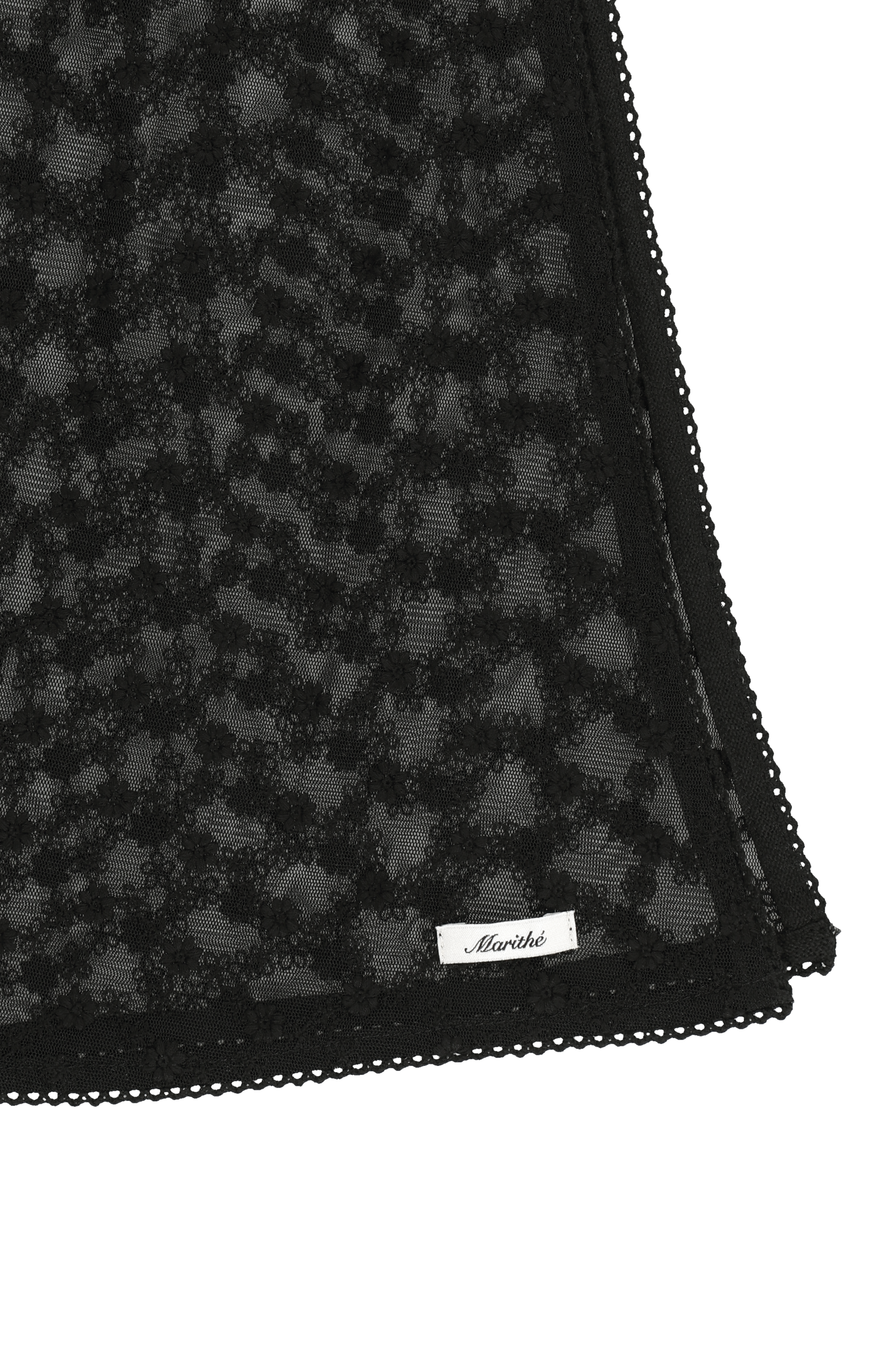 W LACE LAYERED SKIRT