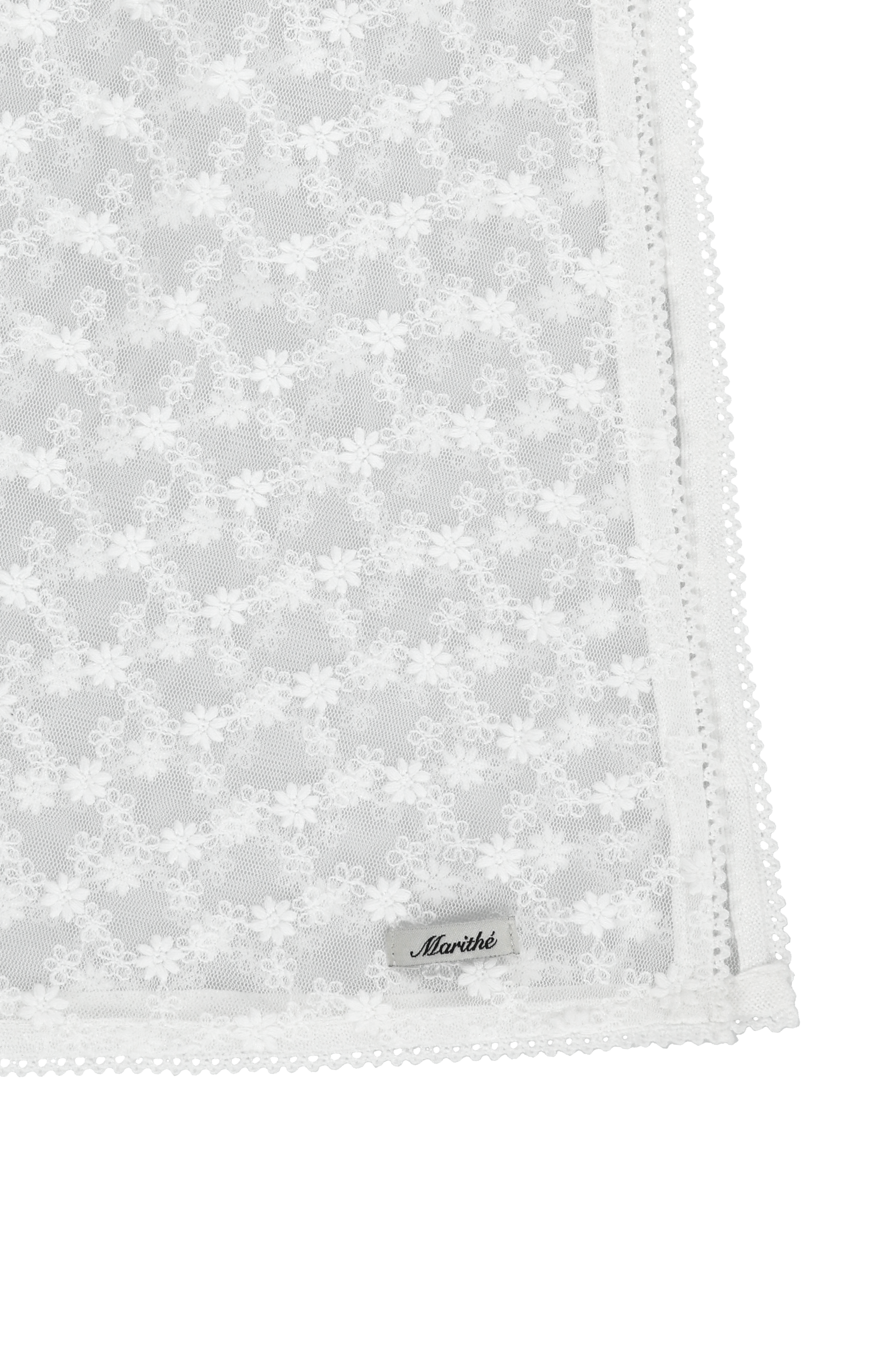 W LACE LAYERED SKIRT