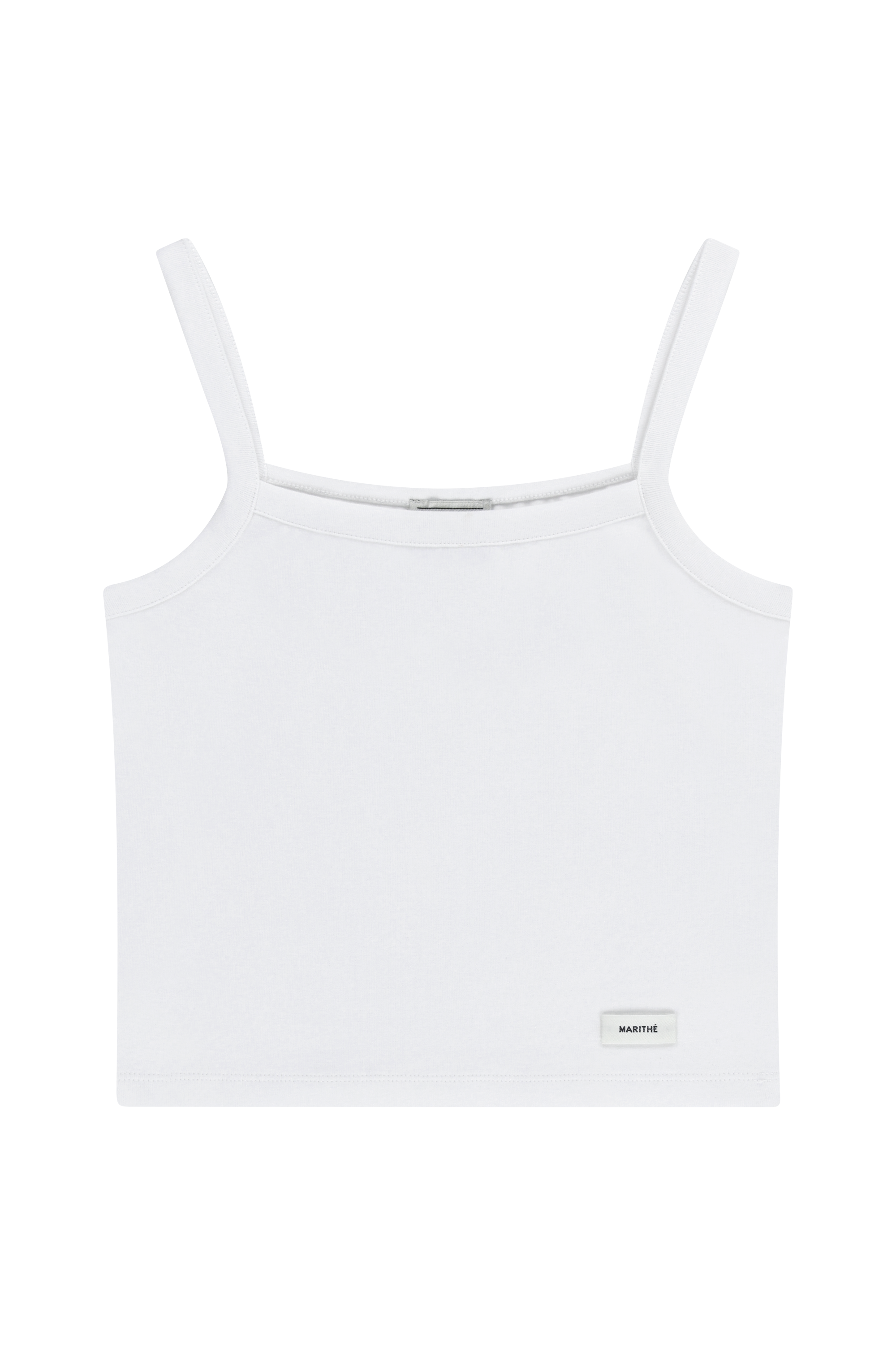 W BASIC STRING CROP SLEEVELESS