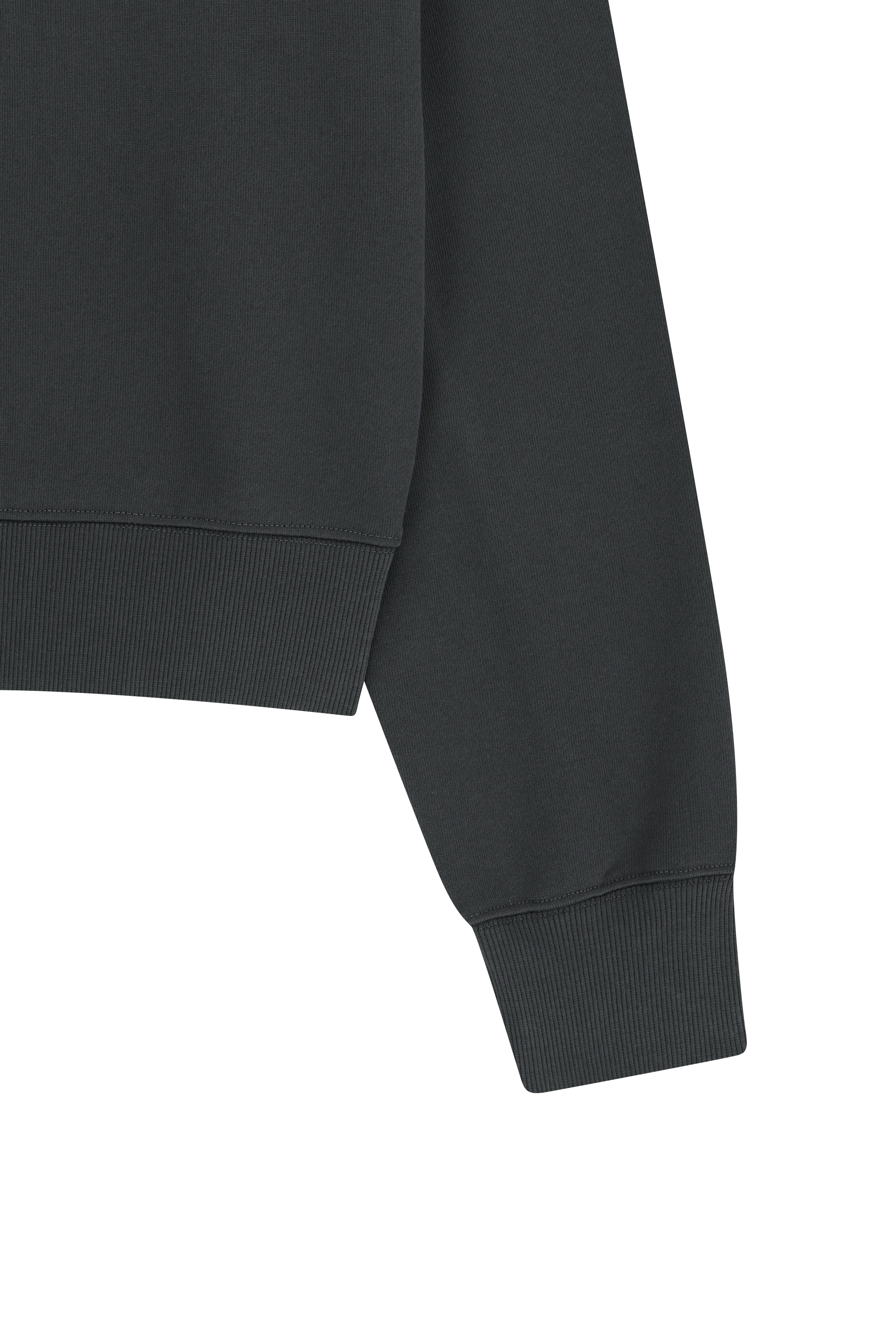 W FLOWER CLASSIC LOGO CROP SWEATSHIRT