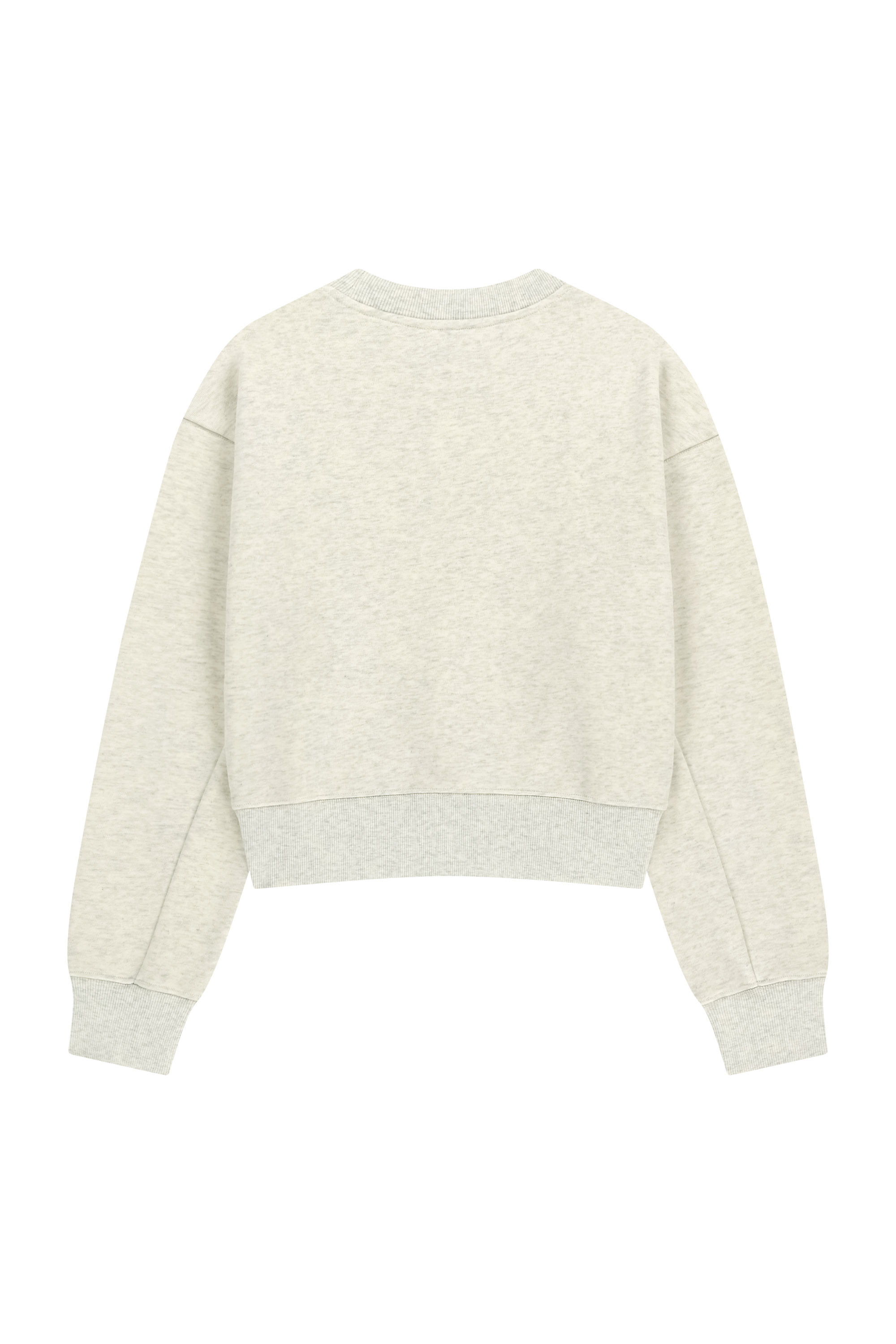 W FLOWER CLASSIC LOGO CROP SWEATSHIRT