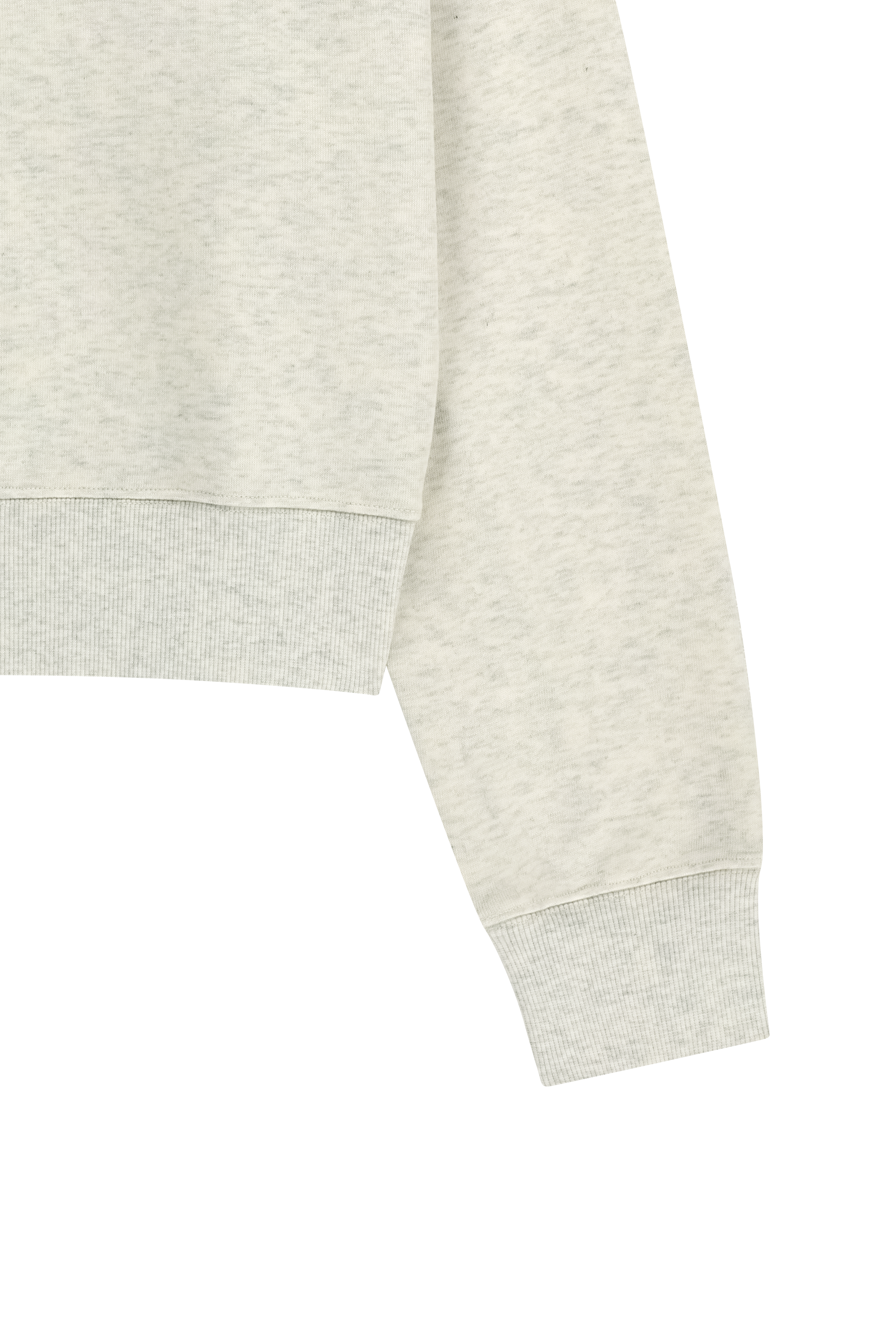 W FLOWER CLASSIC LOGO CROP SWEATSHIRT