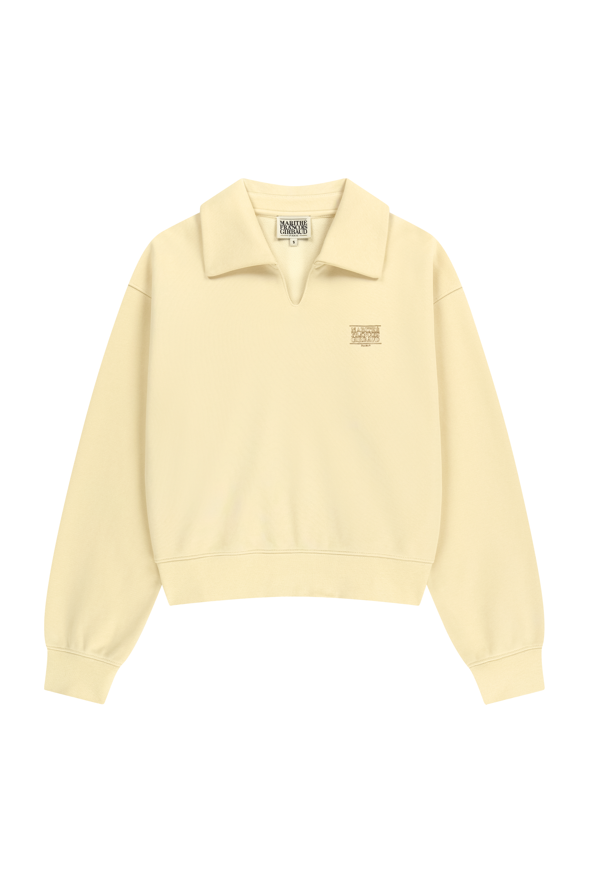 W DOODLE CLASSIC LOGO COLLAR SWEATSHIRT