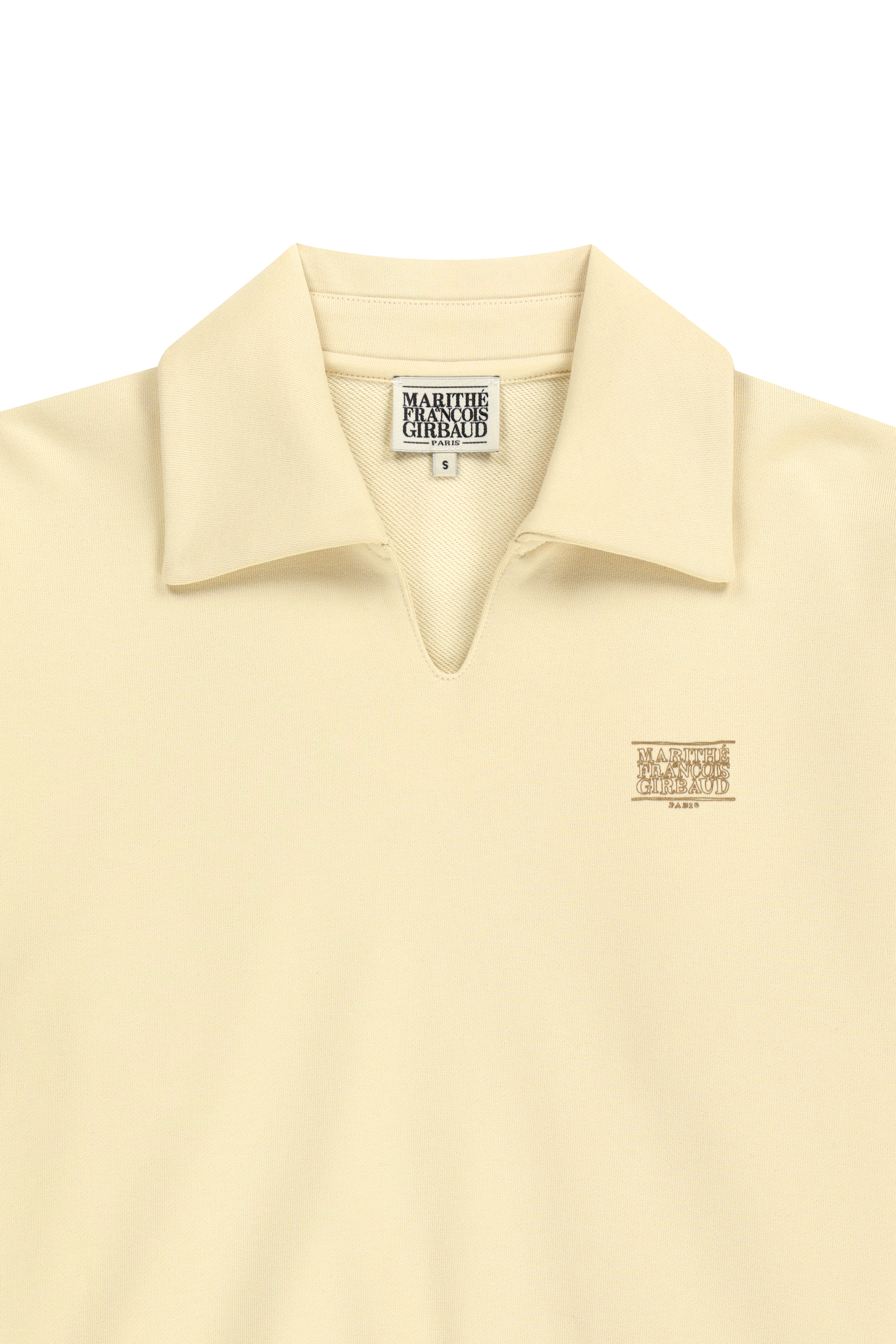 W DOODLE CLASSIC LOGO COLLAR SWEATSHIRT