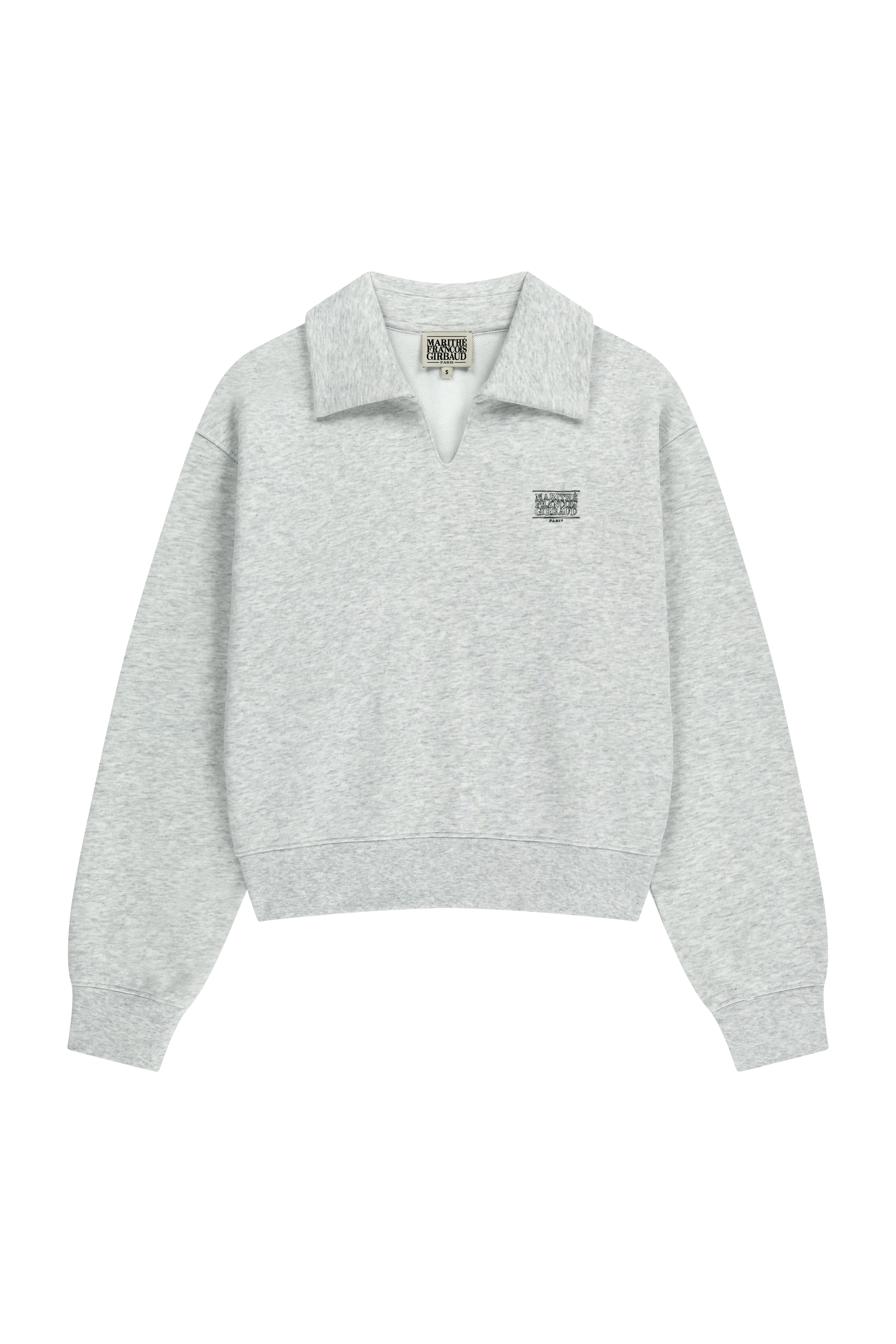 W DOODLE CLASSIC LOGO COLLAR SWEATSHIRT