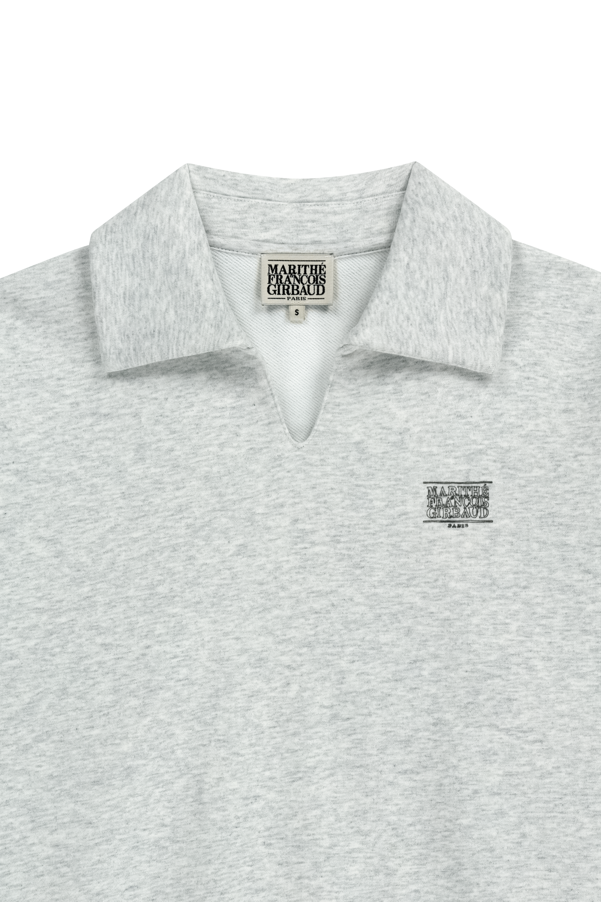 W DOODLE CLASSIC LOGO COLLAR SWEATSHIRT