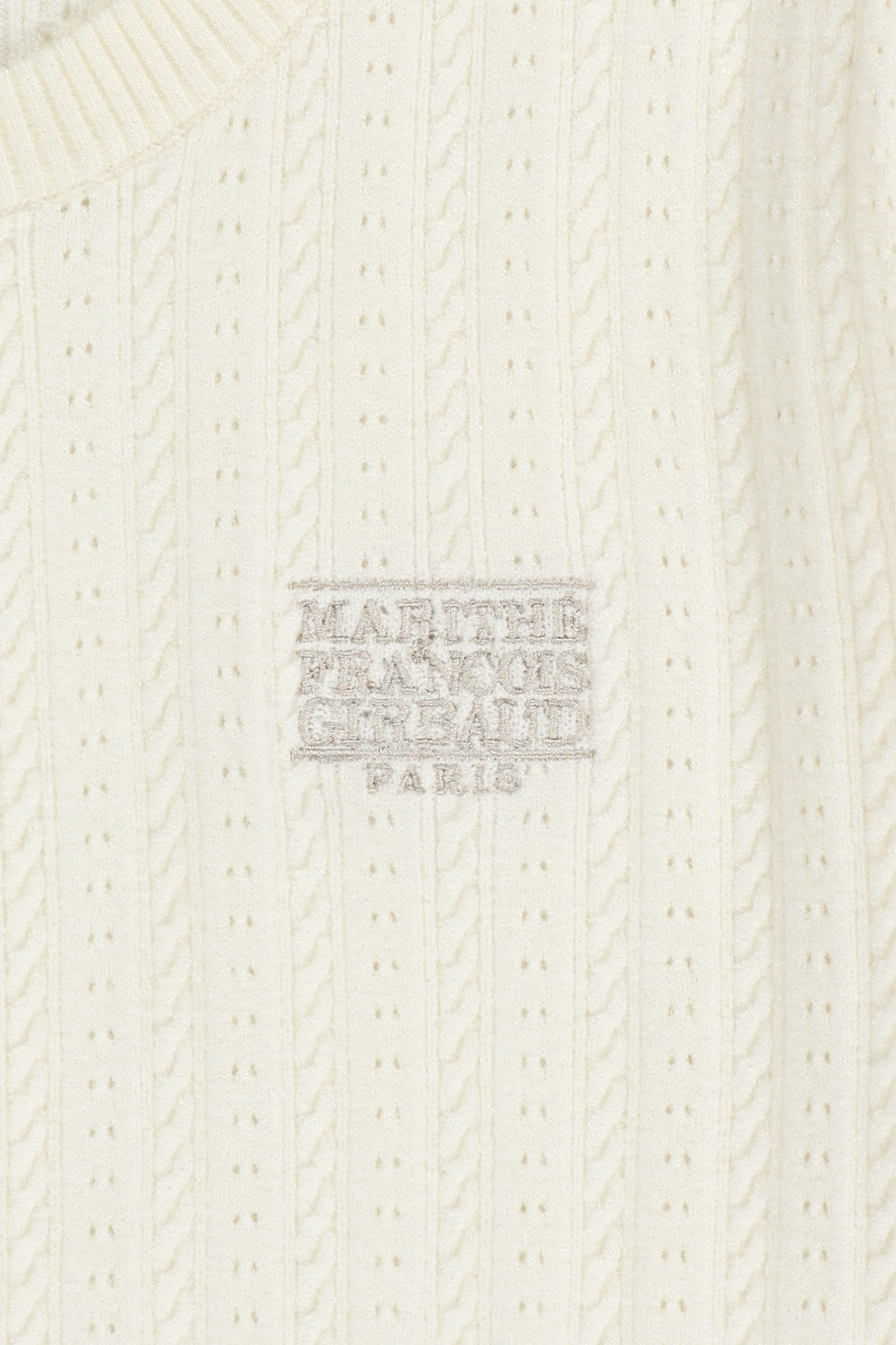 W SMALL CLASSIC LOGO HALF KNIT CARDIGAN SET UP