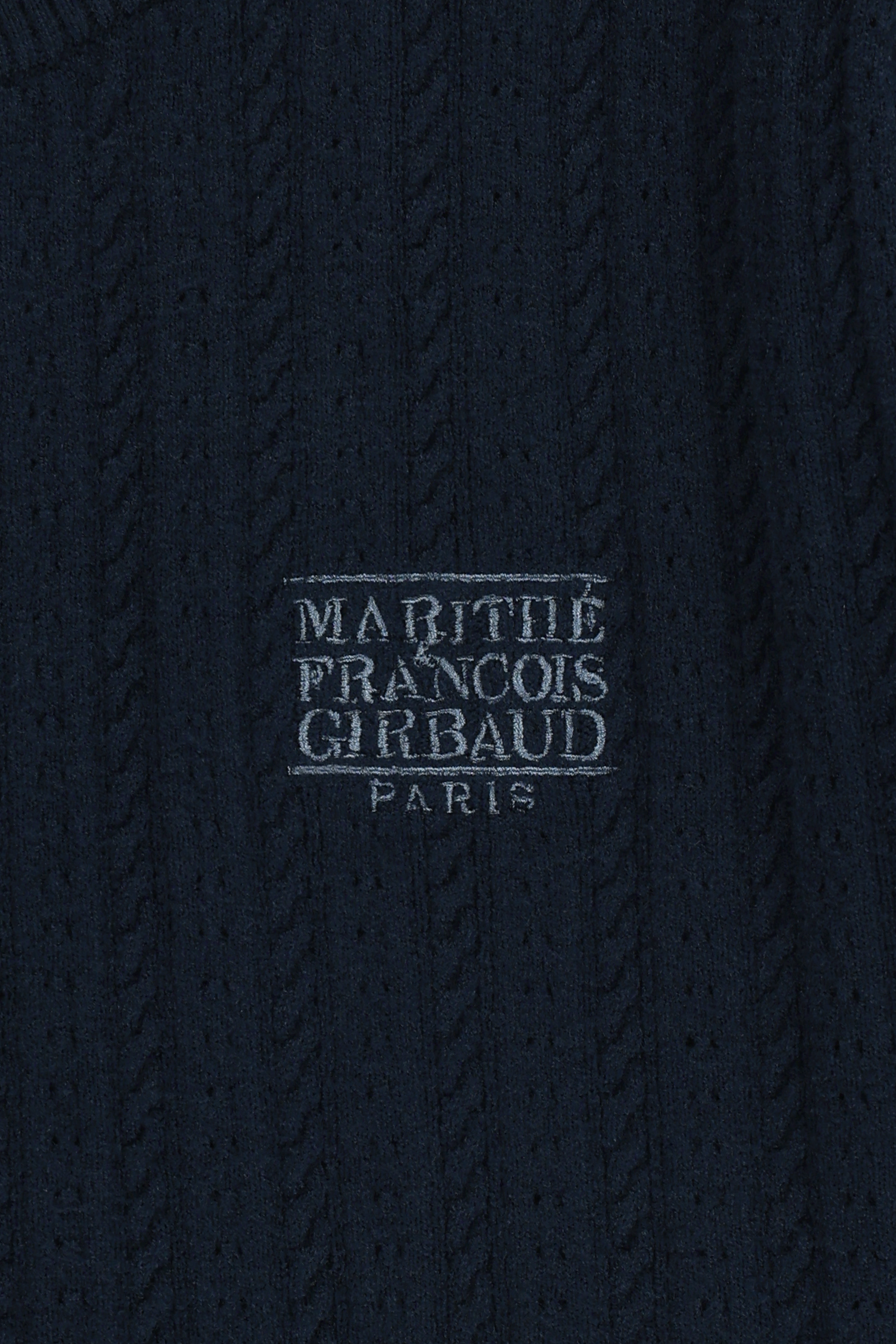 W SMALL CLASSIC LOGO HALF KNIT CARDIGAN SET UP