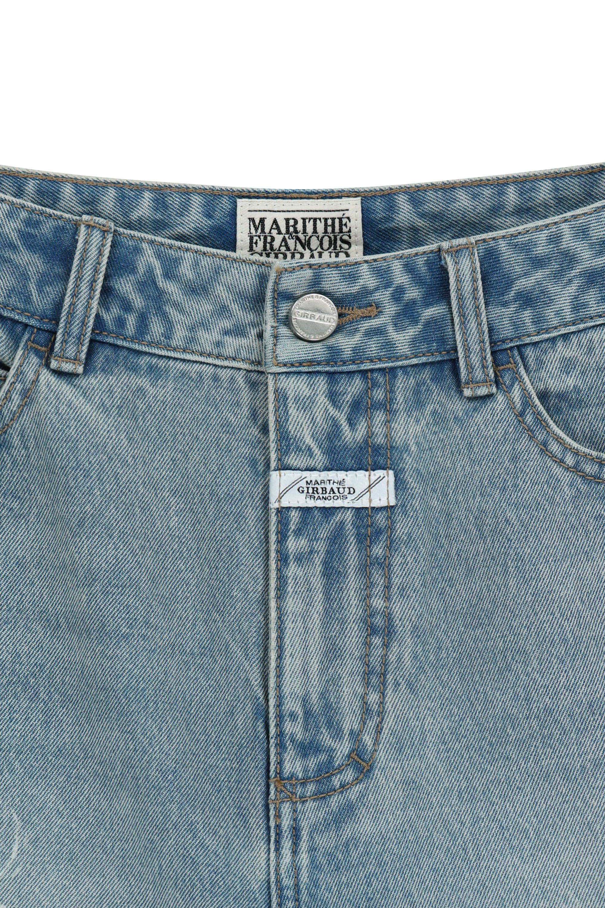 [MARITHE_DISNEY] MICKEY_W BERMUDA DENIM PANTS