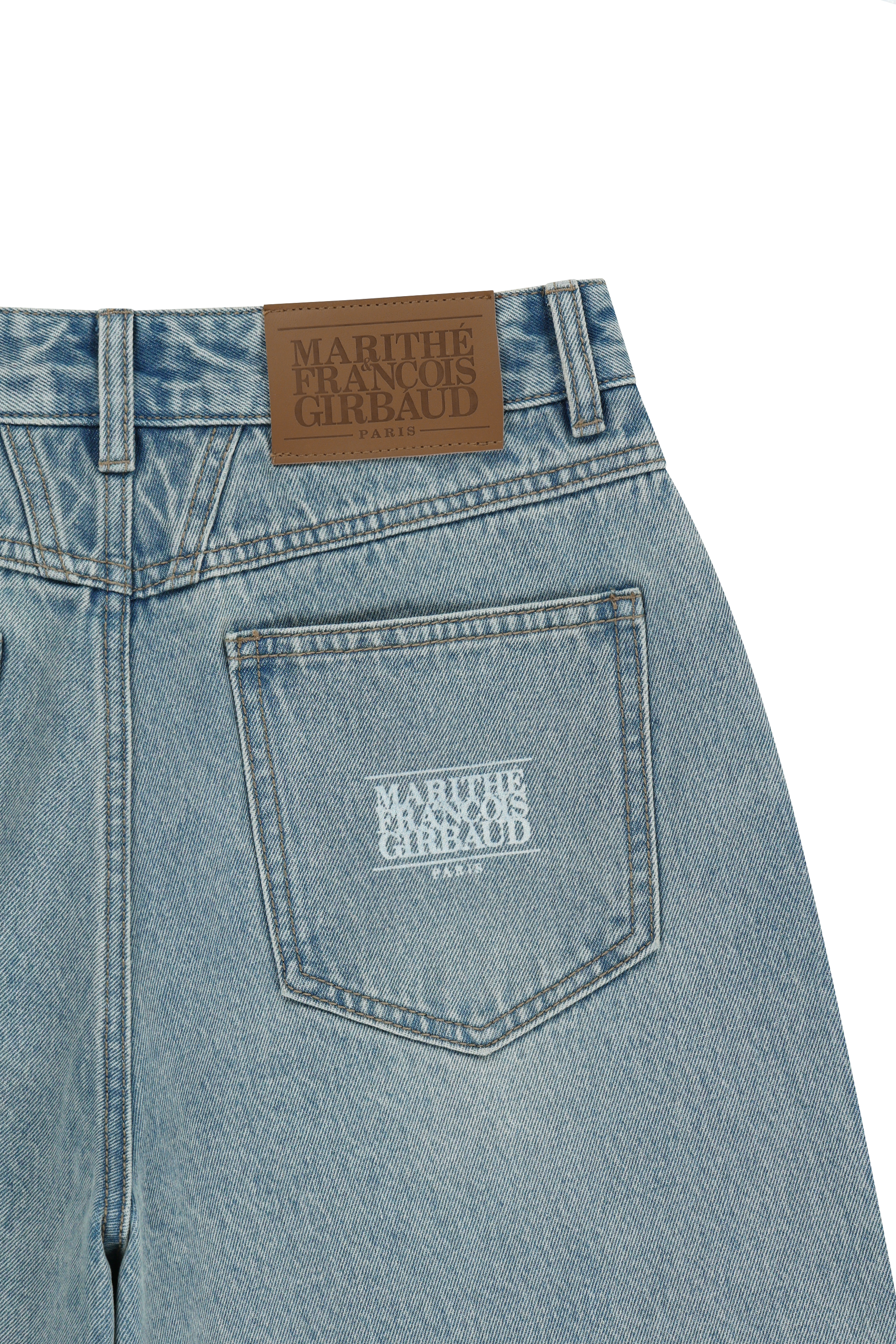 [MARITHE_DISNEY] MICKEY_W BERMUDA DENIM PANTS