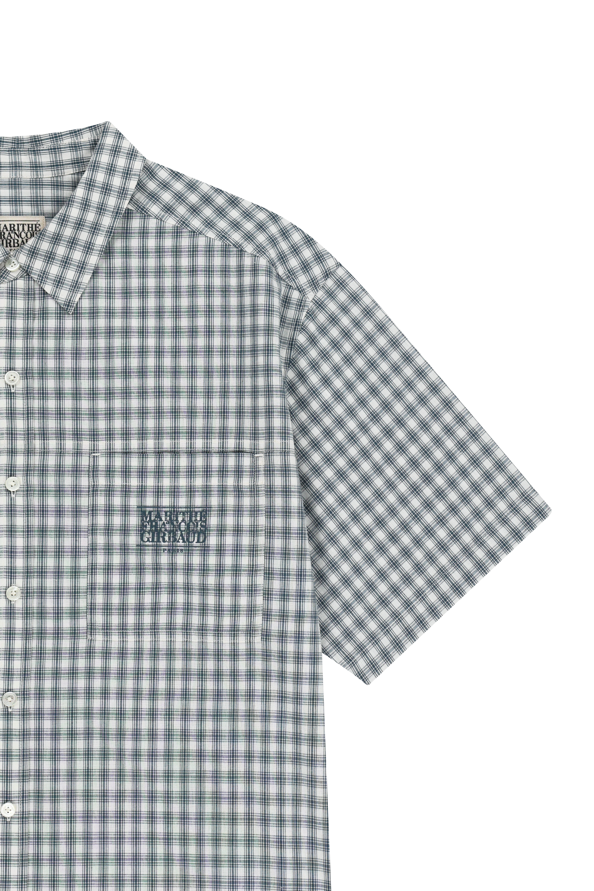 M CHECK HALF SLEEVE SHIRT