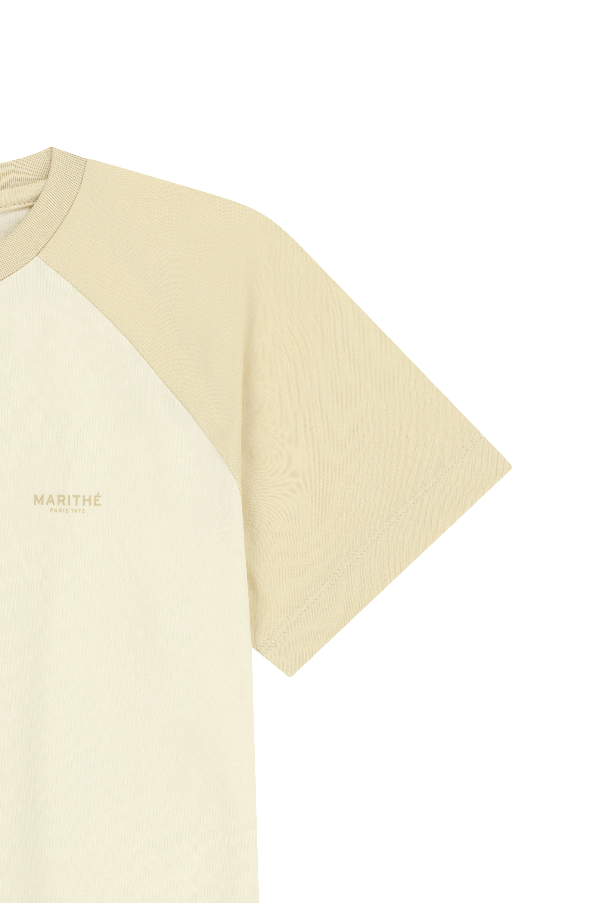 W SMALL REGULAR LOGO RAGLAN CROP TEE