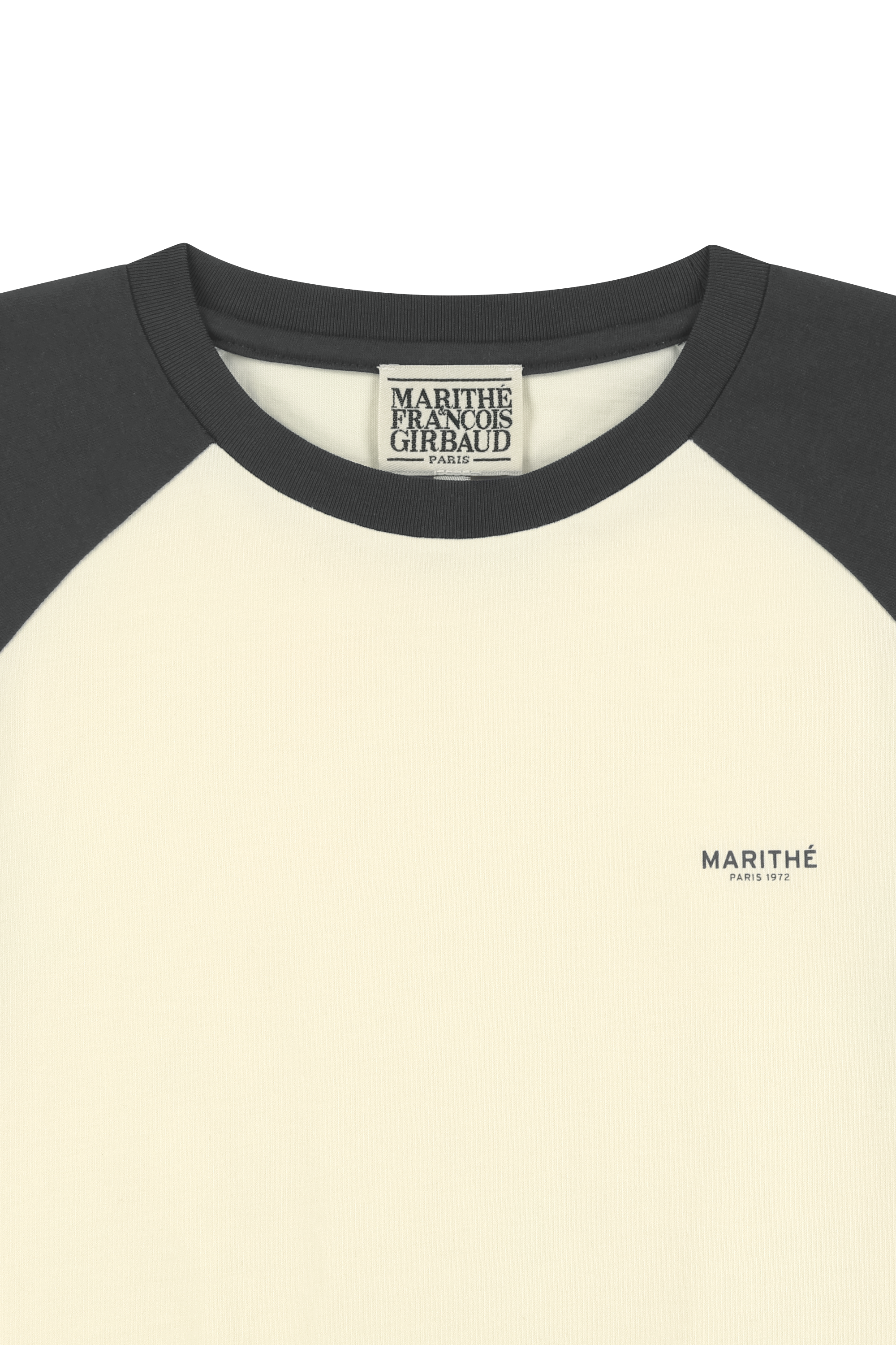 W SMALL REGULAR LOGO RAGLAN CROP TEE