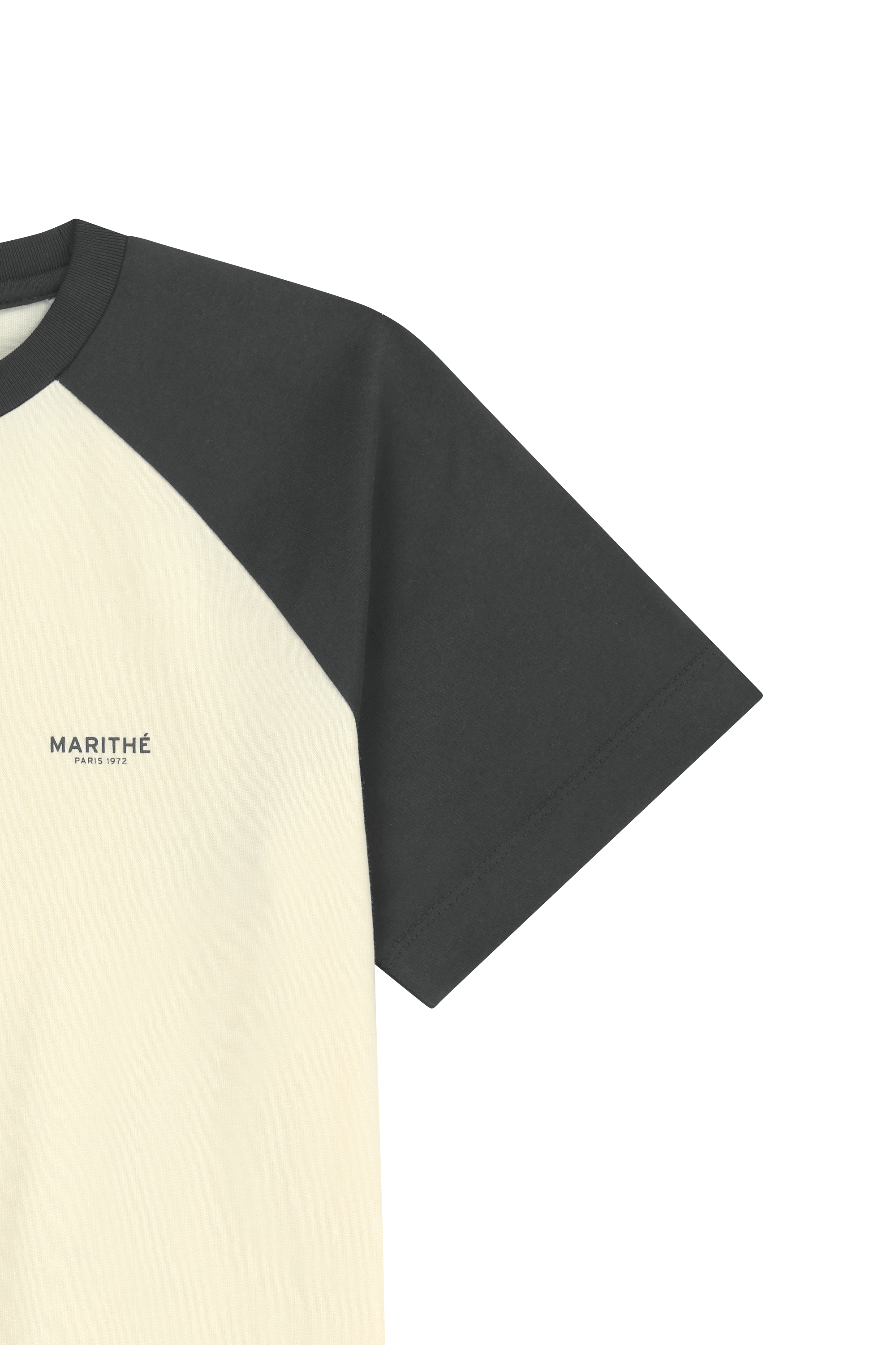 W SMALL REGULAR LOGO RAGLAN CROP TEE