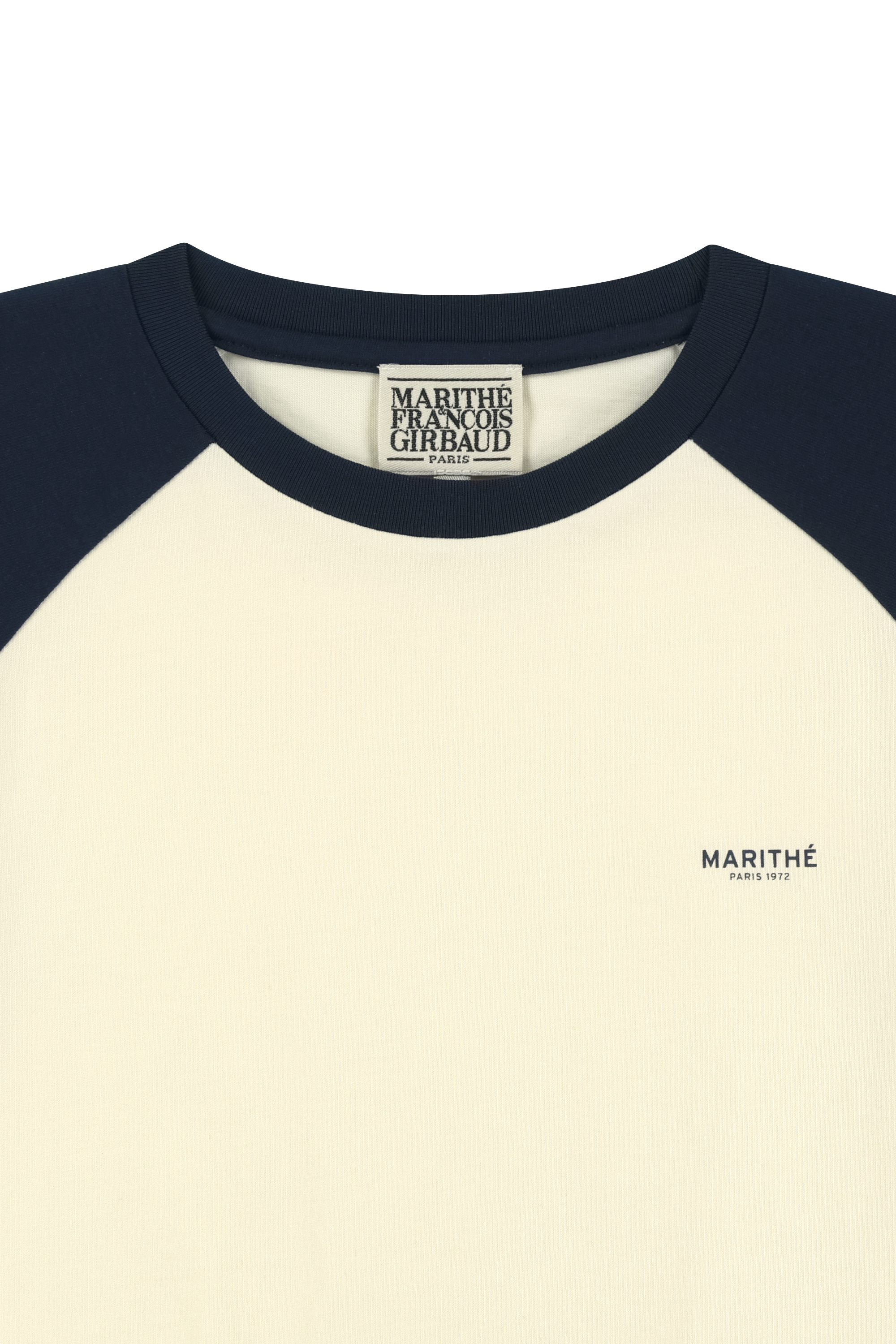 W SMALL REGULAR LOGO RAGLAN CROP TEE