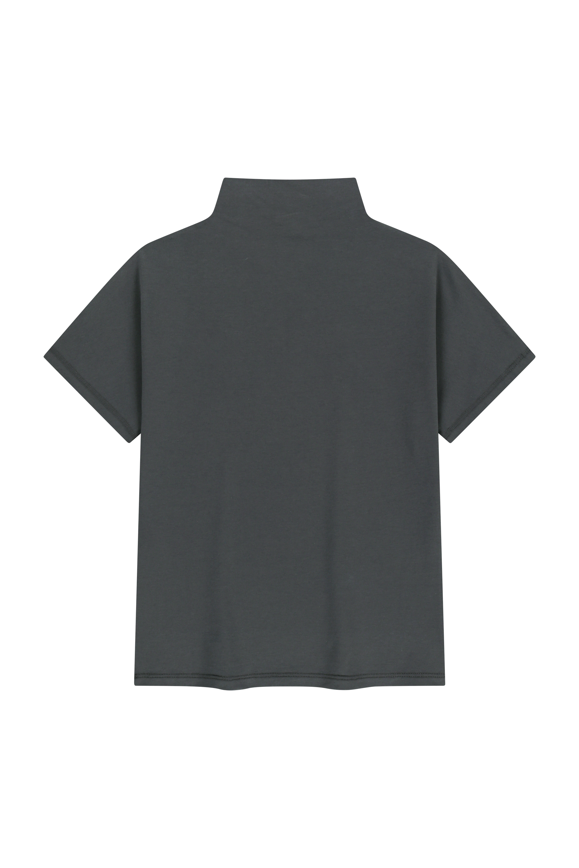 W HALF NECK TEE