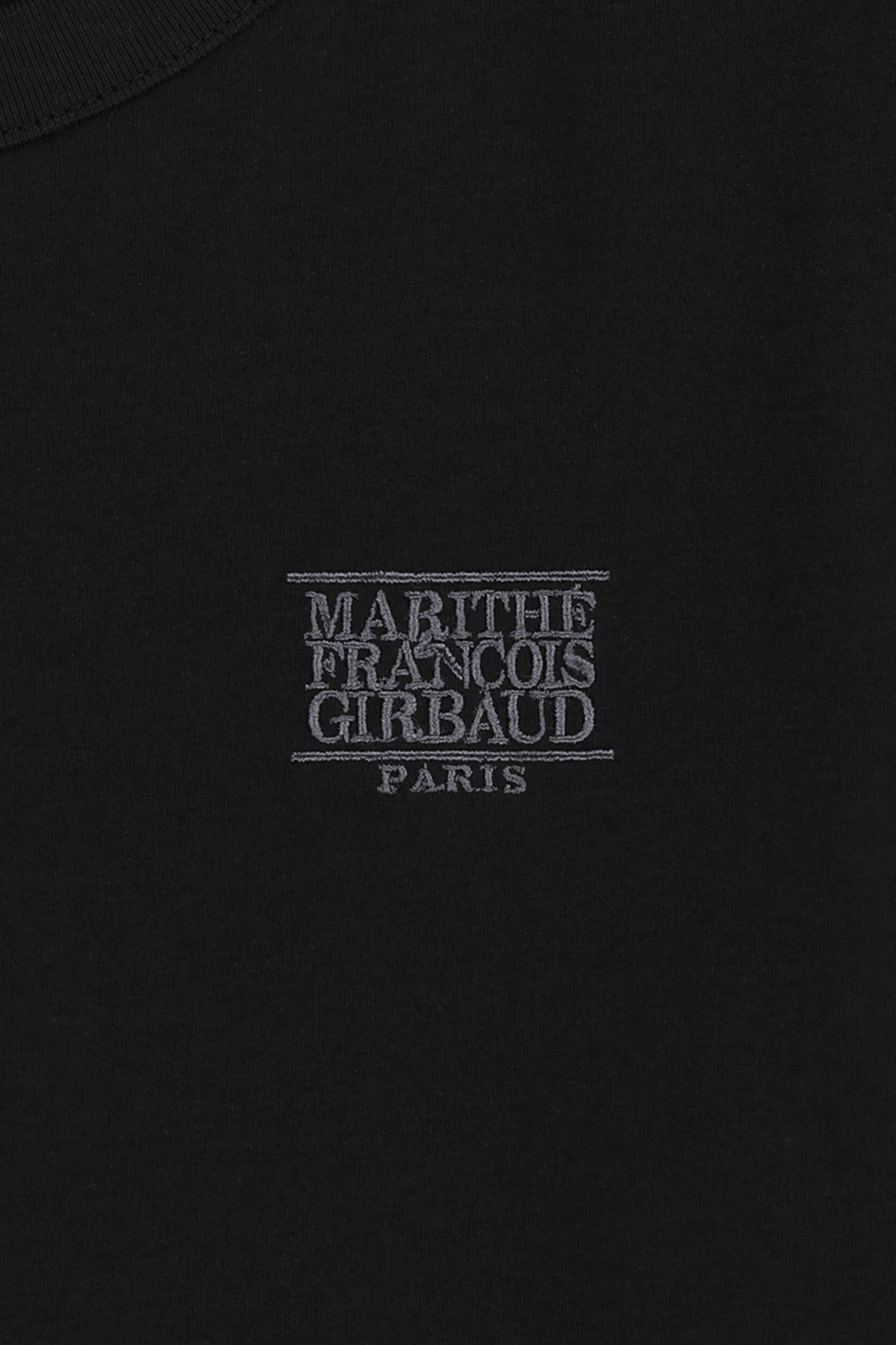 W SMALL CLASSIC LOGO HENLEY NECK 3/4 SLEEVE TEE
